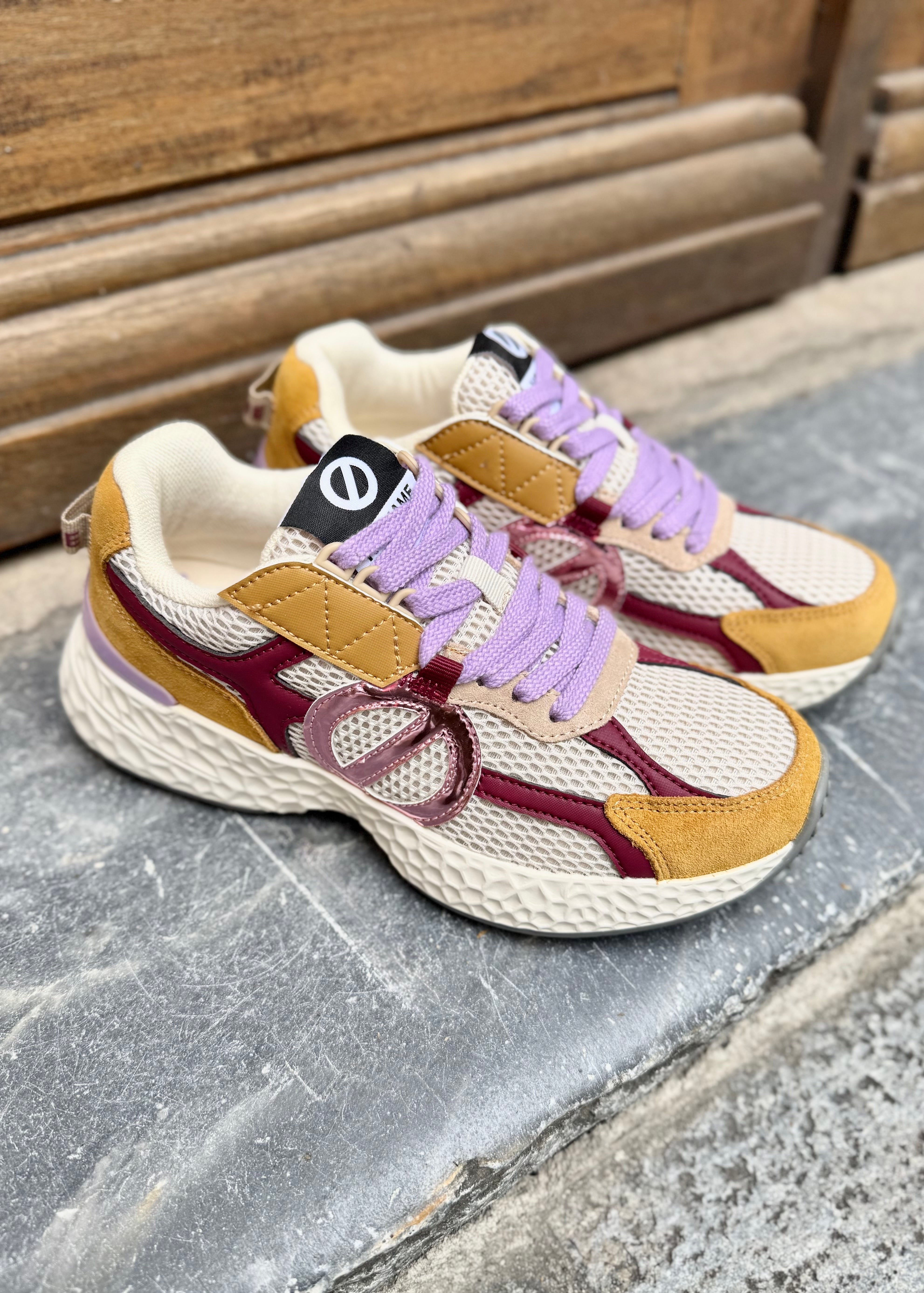 Baskets No Name Carter Runner 2.0 - Ocre/Vin No Name