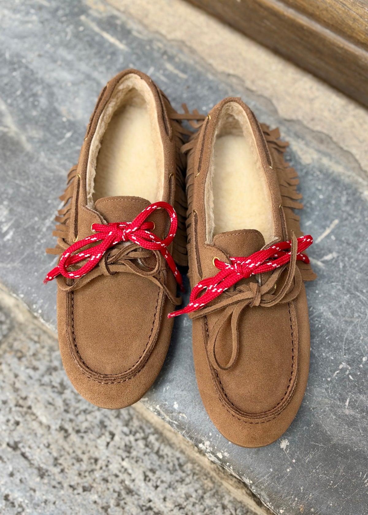 Mocassins JeanLouc fur Camel