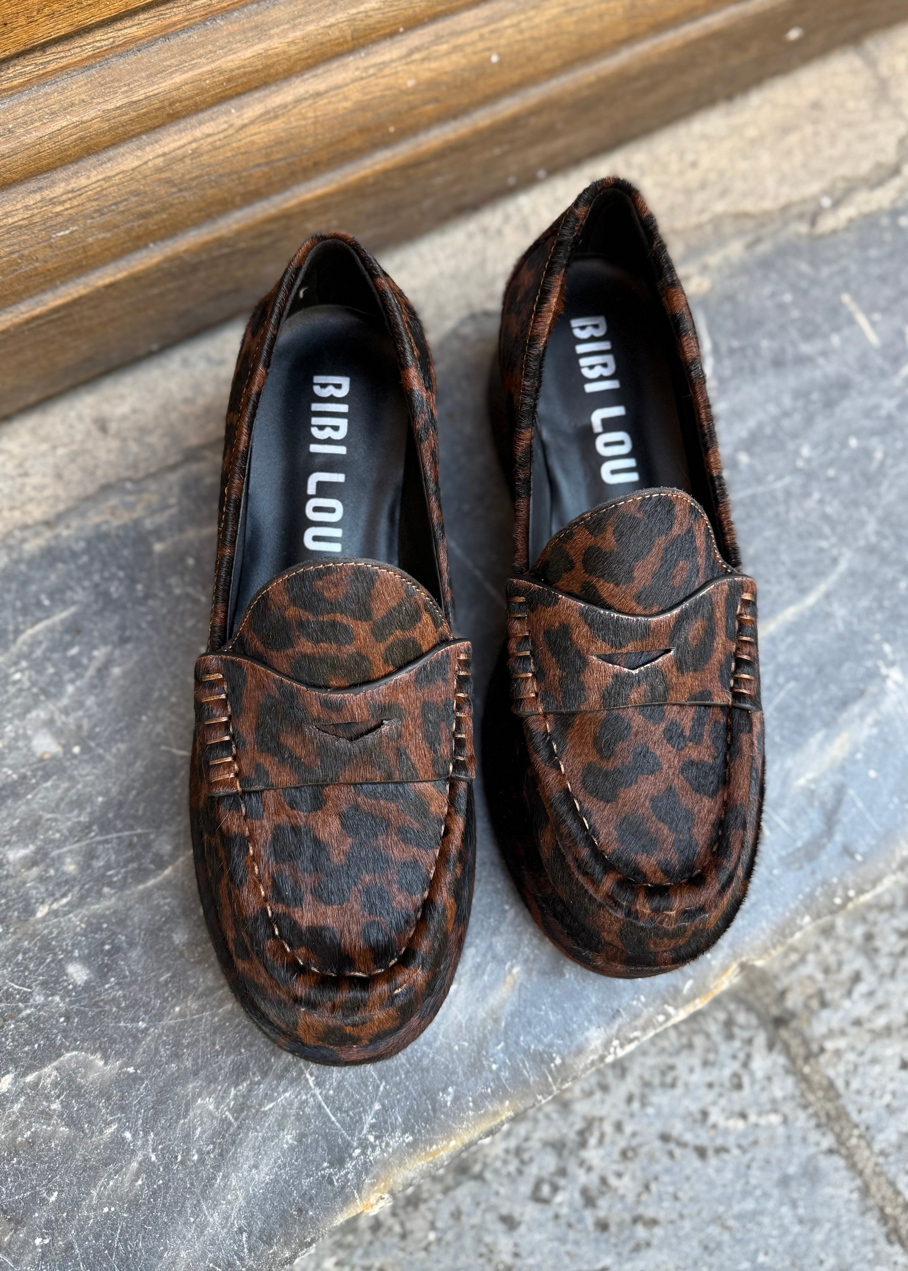 Mocassins à plateformes Bibi Lou Léopard Bibi Lou