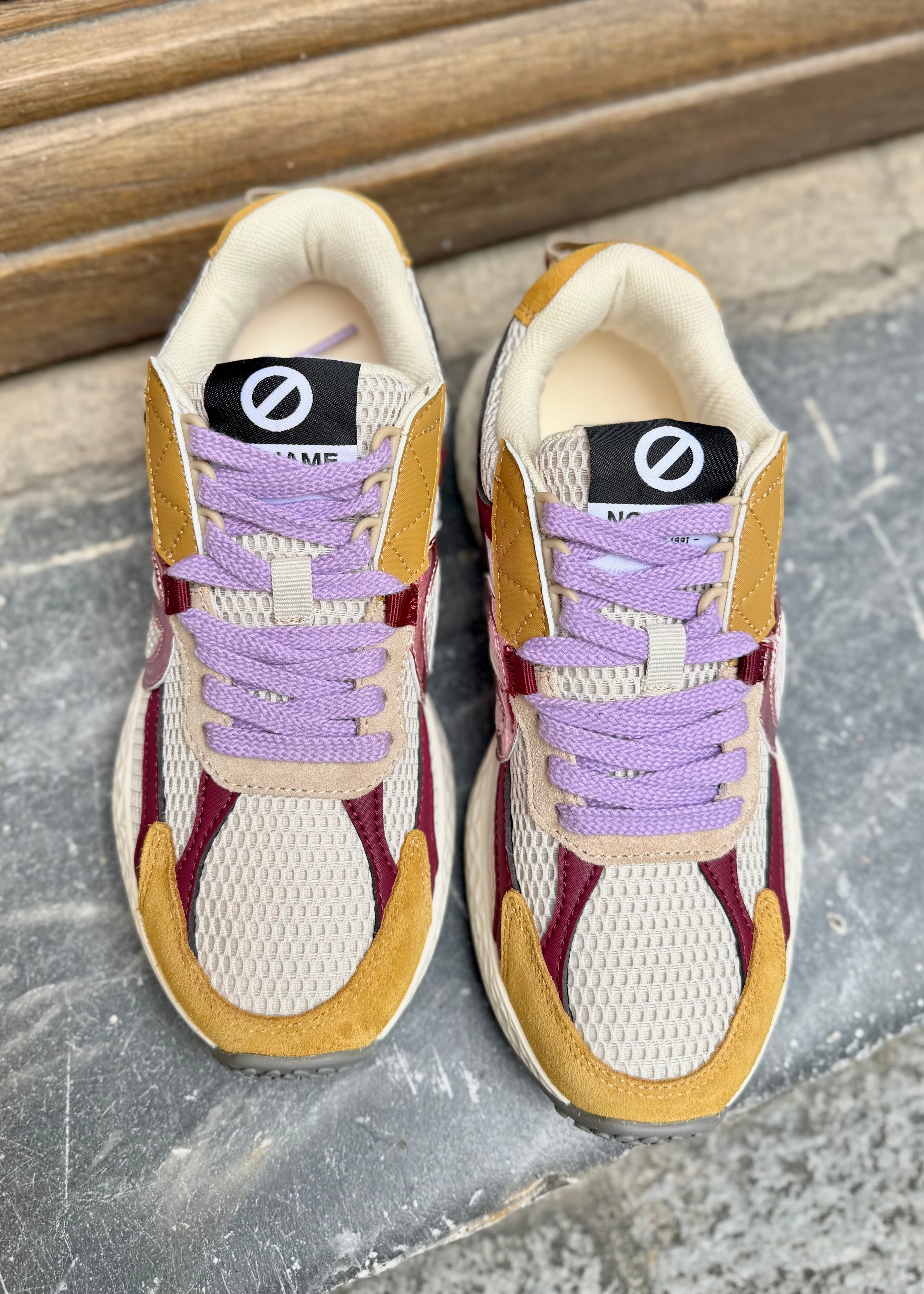 Baskets No Name Carter Runner 2.0 - Ocre/Vin No Name