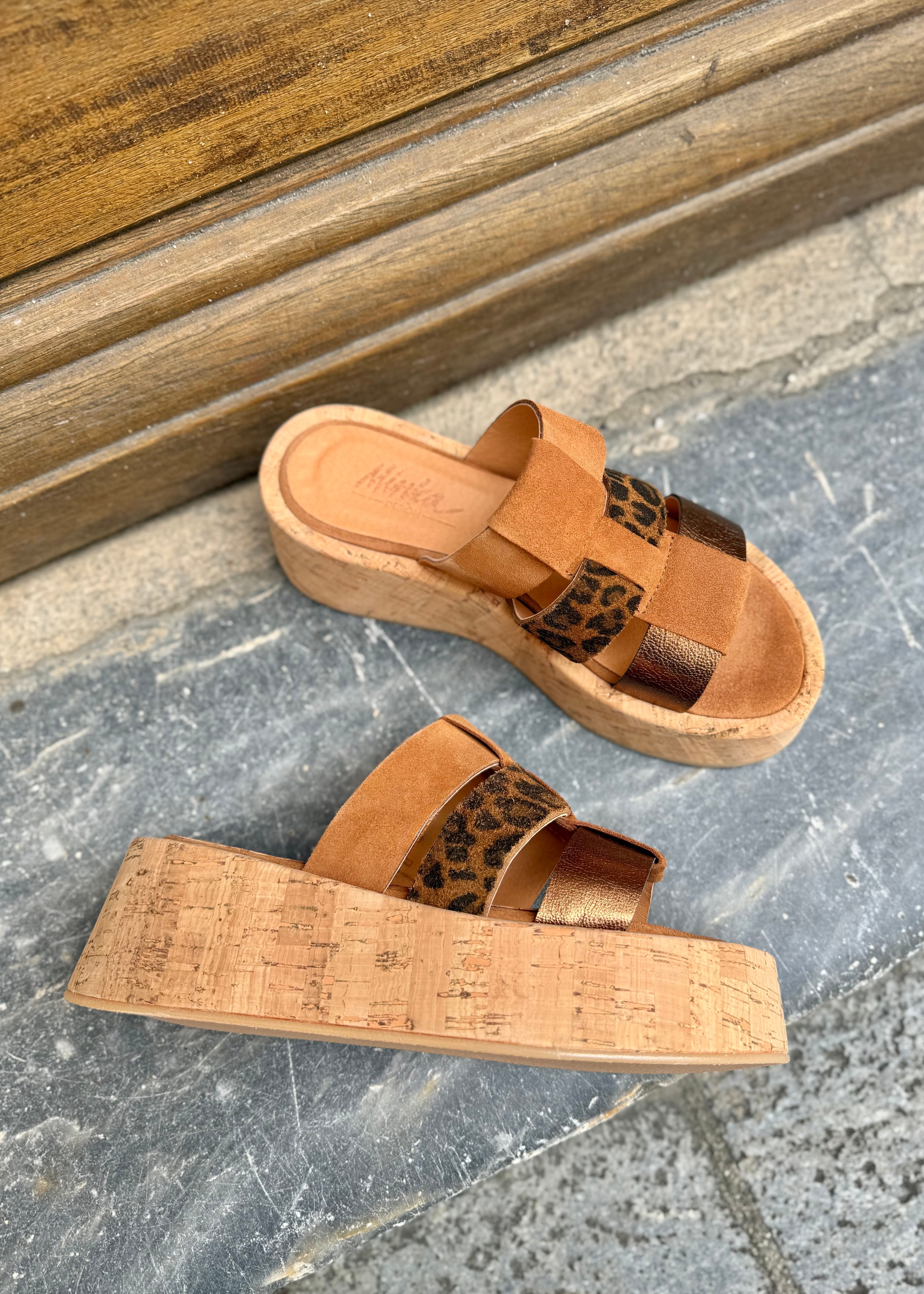 Mules Minka design Indry Léo/camel Minka Design