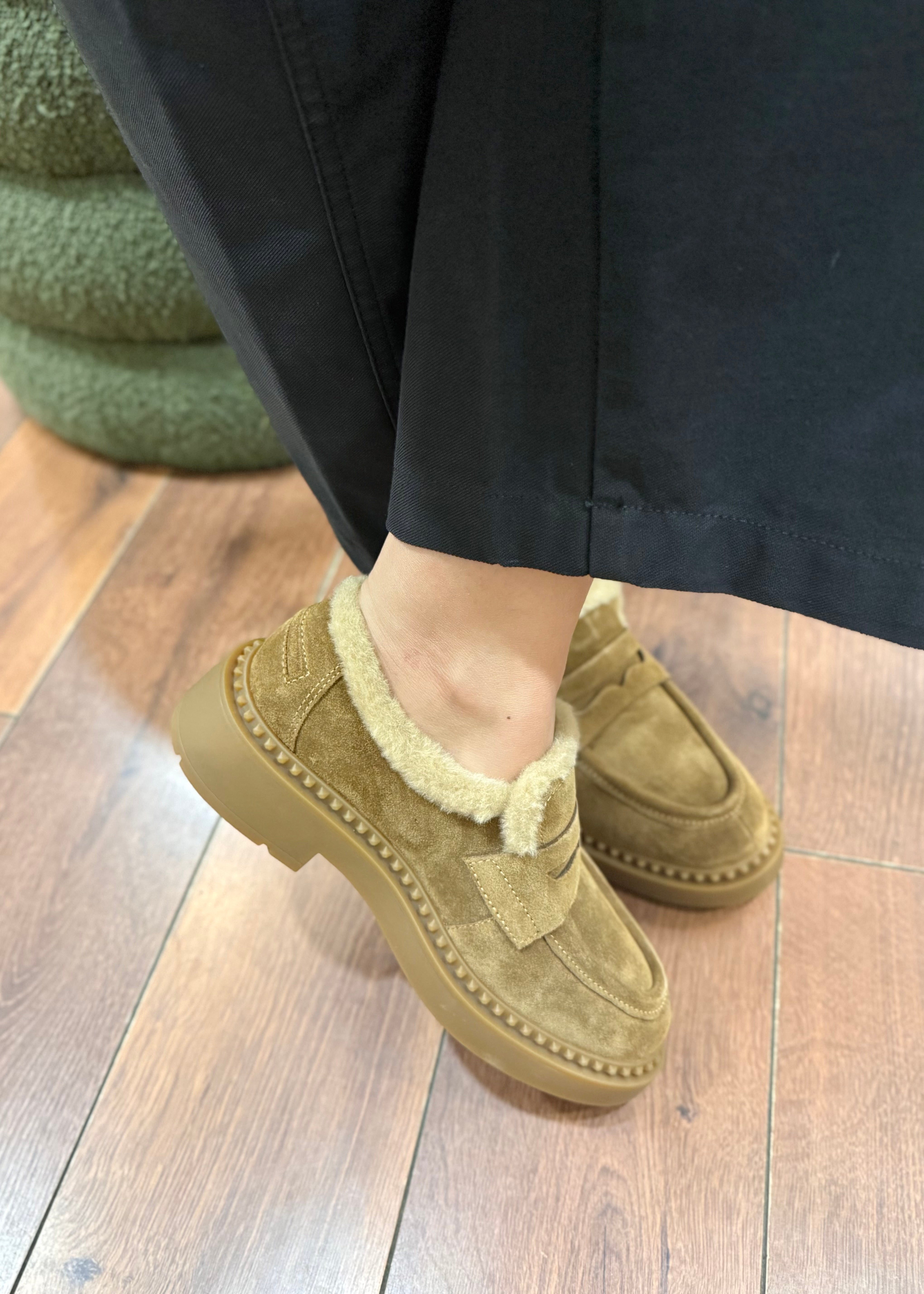 Mocassins Ash Medusa Fur Land Camel Ash