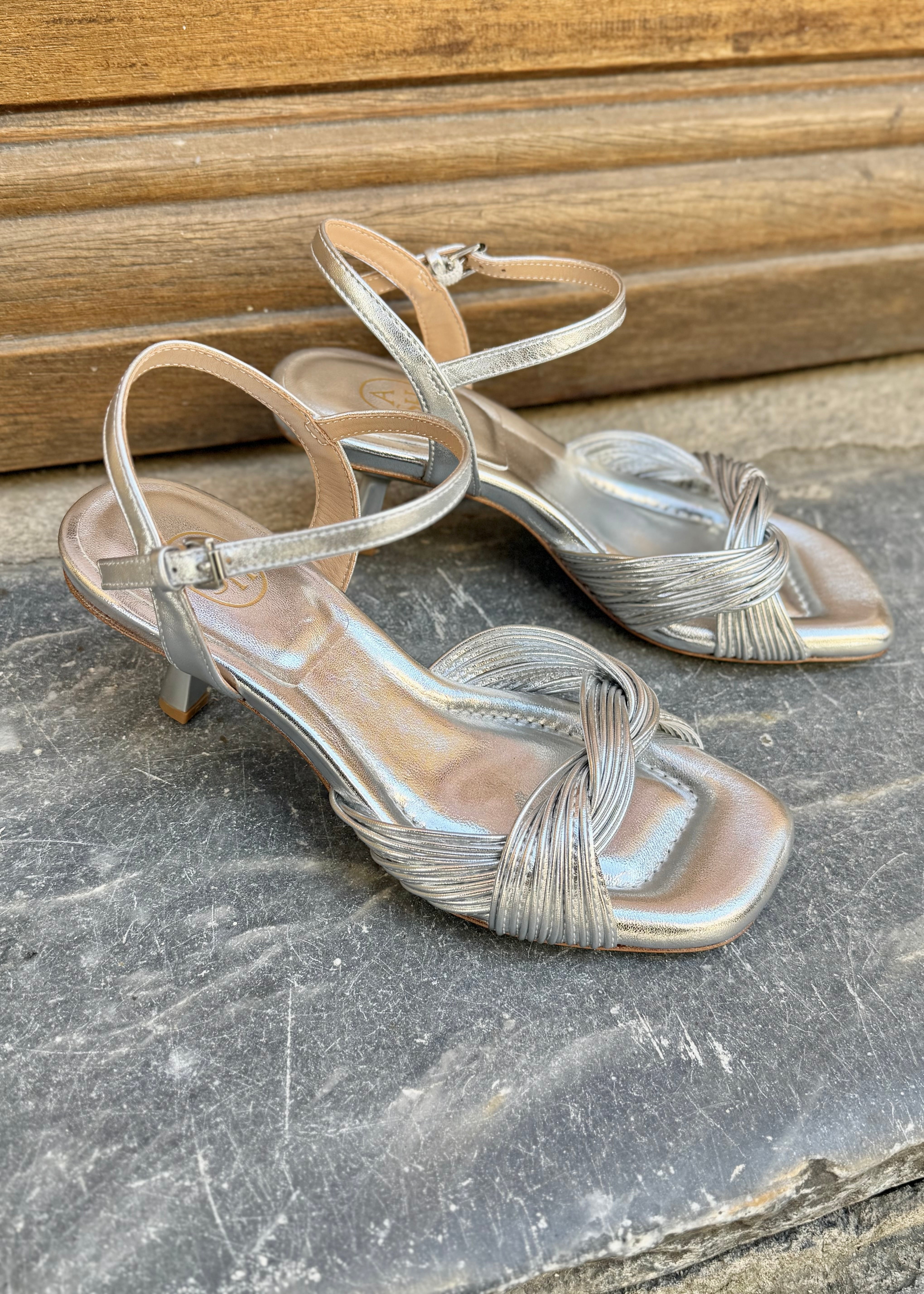 Sandales à talon Ash Janis Silver Ash
