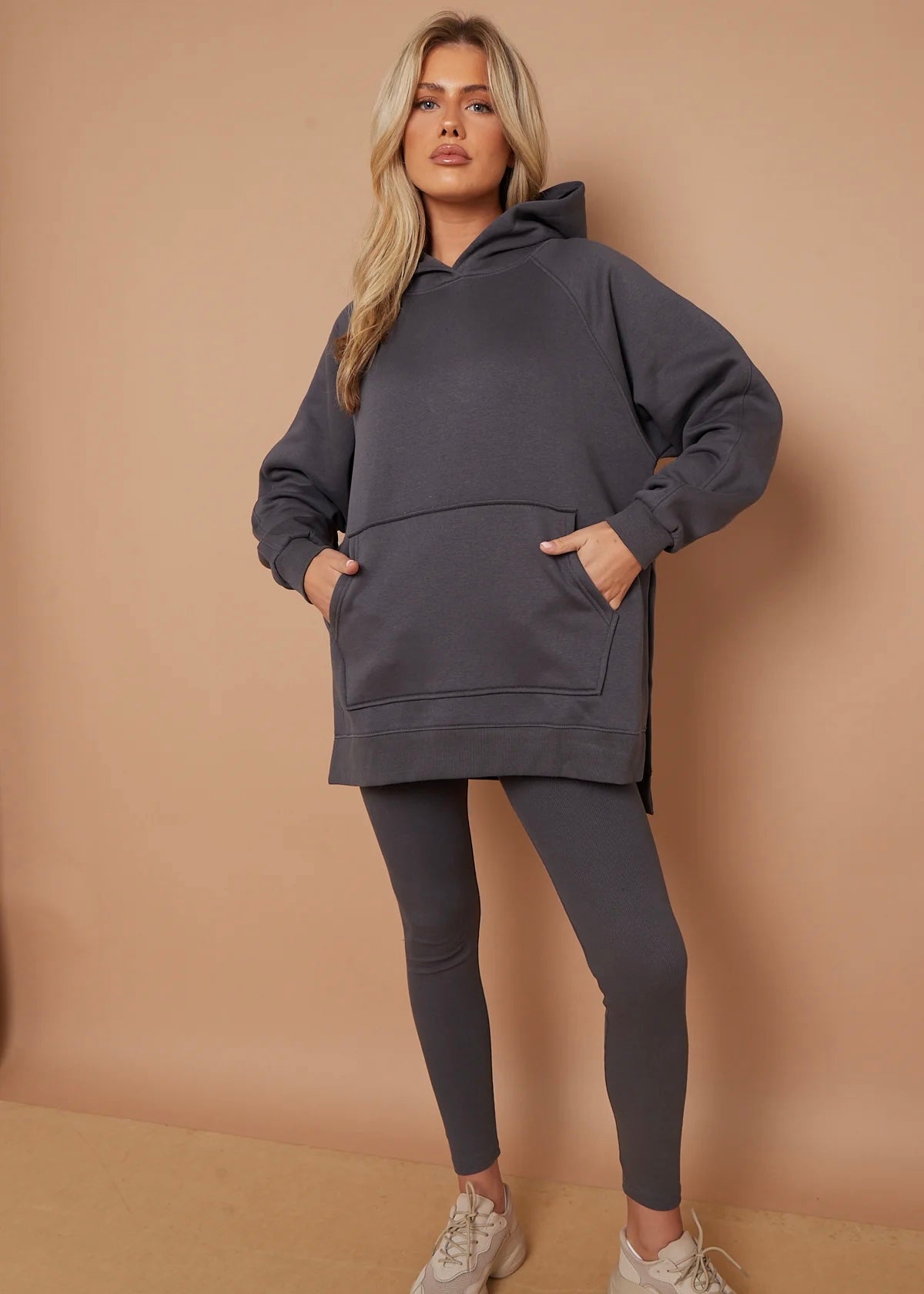 Ensemble oversized Sweat/legging gris L'adresse Corte
