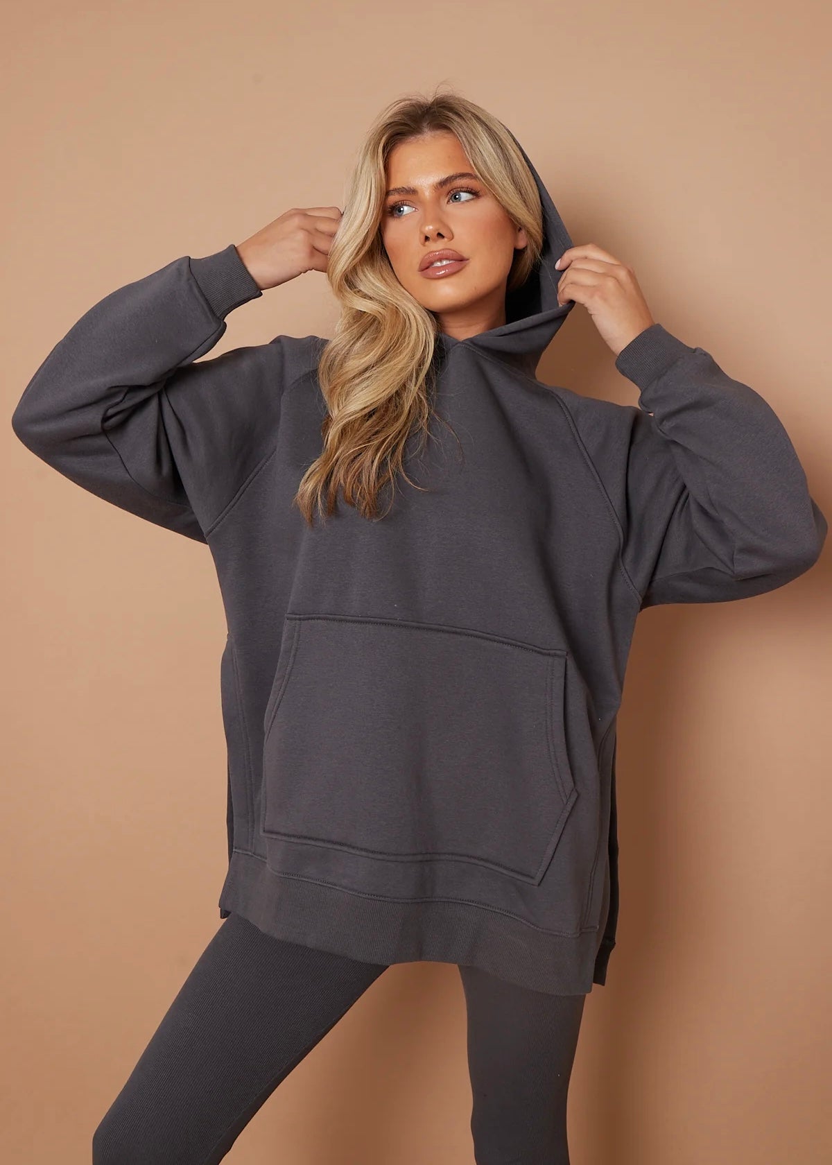 Ensemble oversized Sweat/legging gris L'adresse Corte