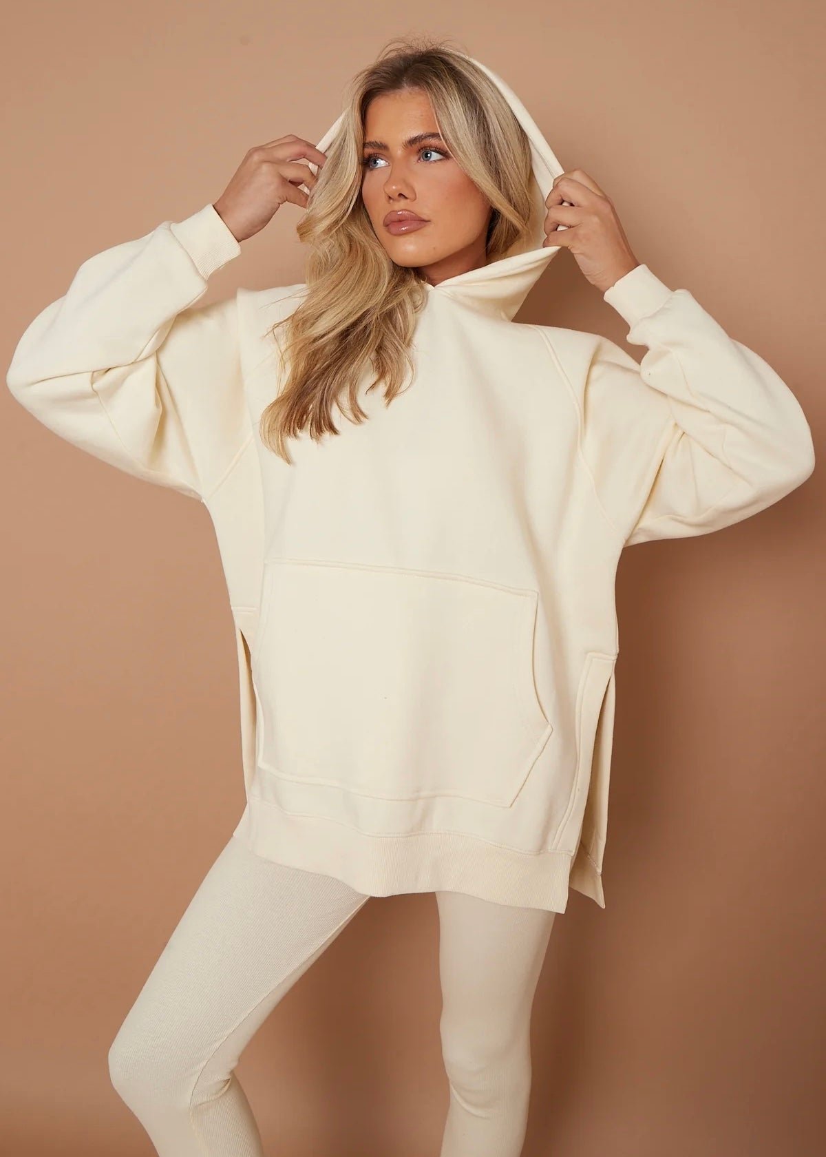 Ensemble oversized Sweat/legging écru L'adresse Corte