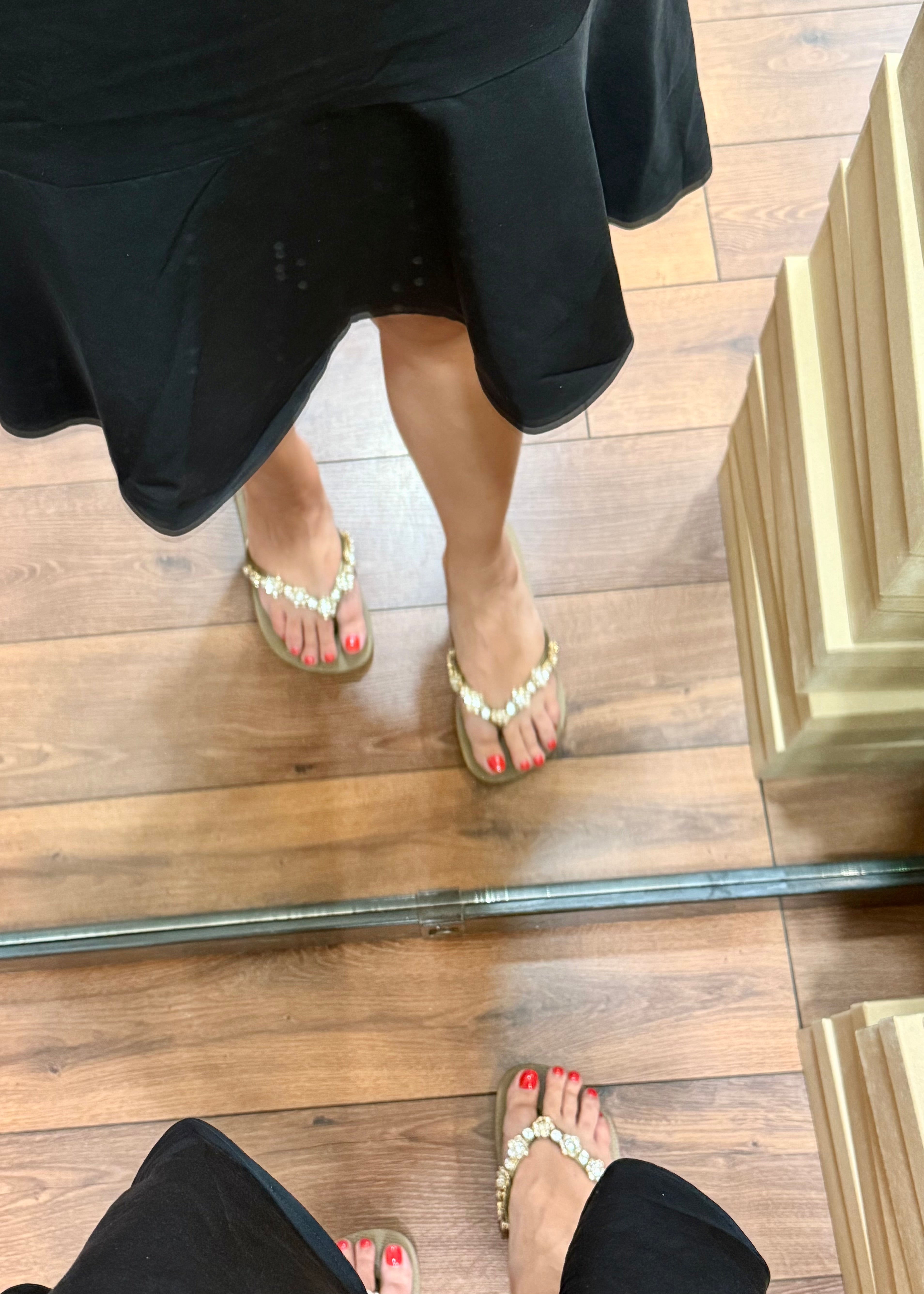 Tongs Chanclas Marisa Beige Chanclas by Simone Herrera