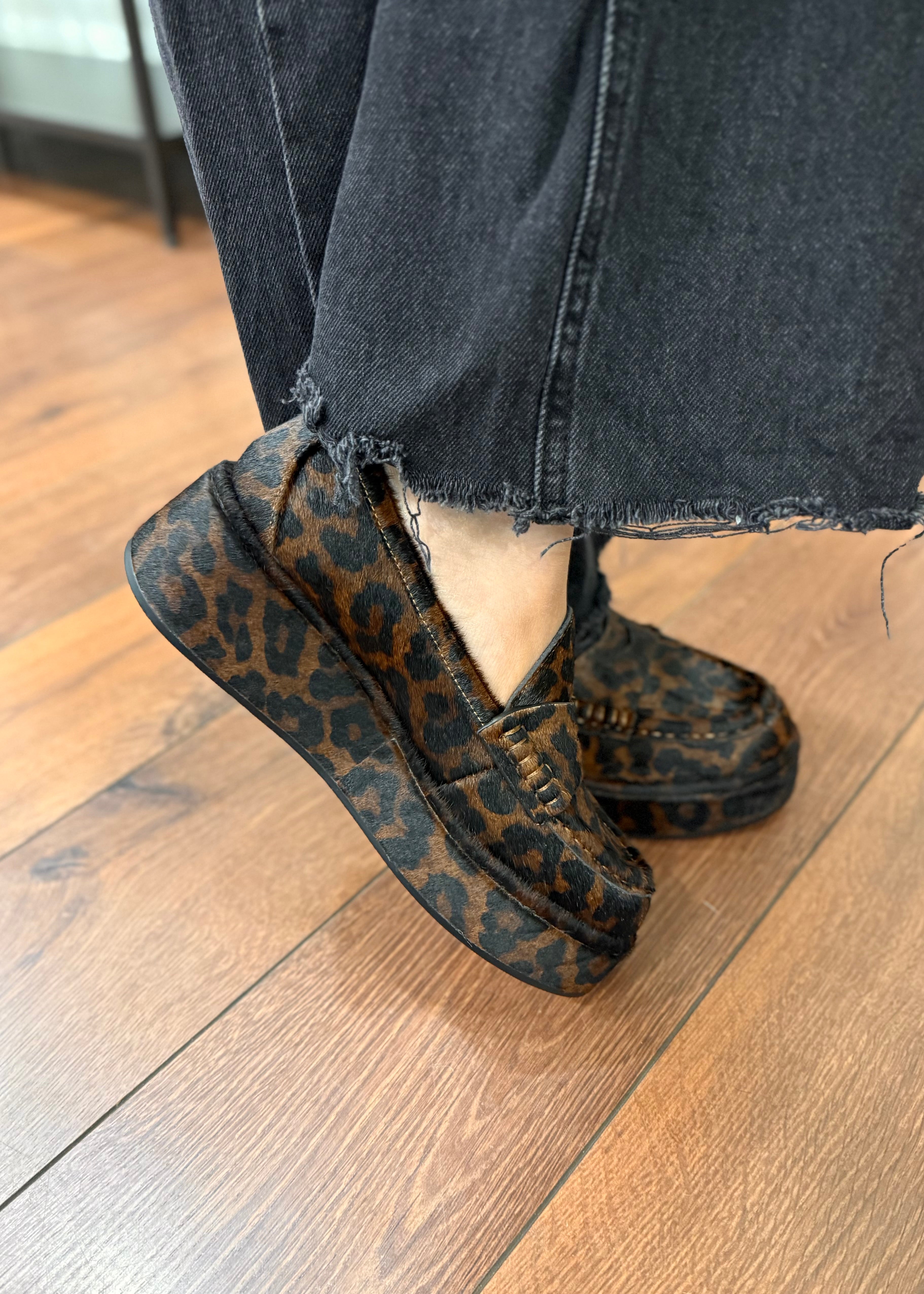 Mocassins à plateformes Bibi Lou Léopard Bibi Lou