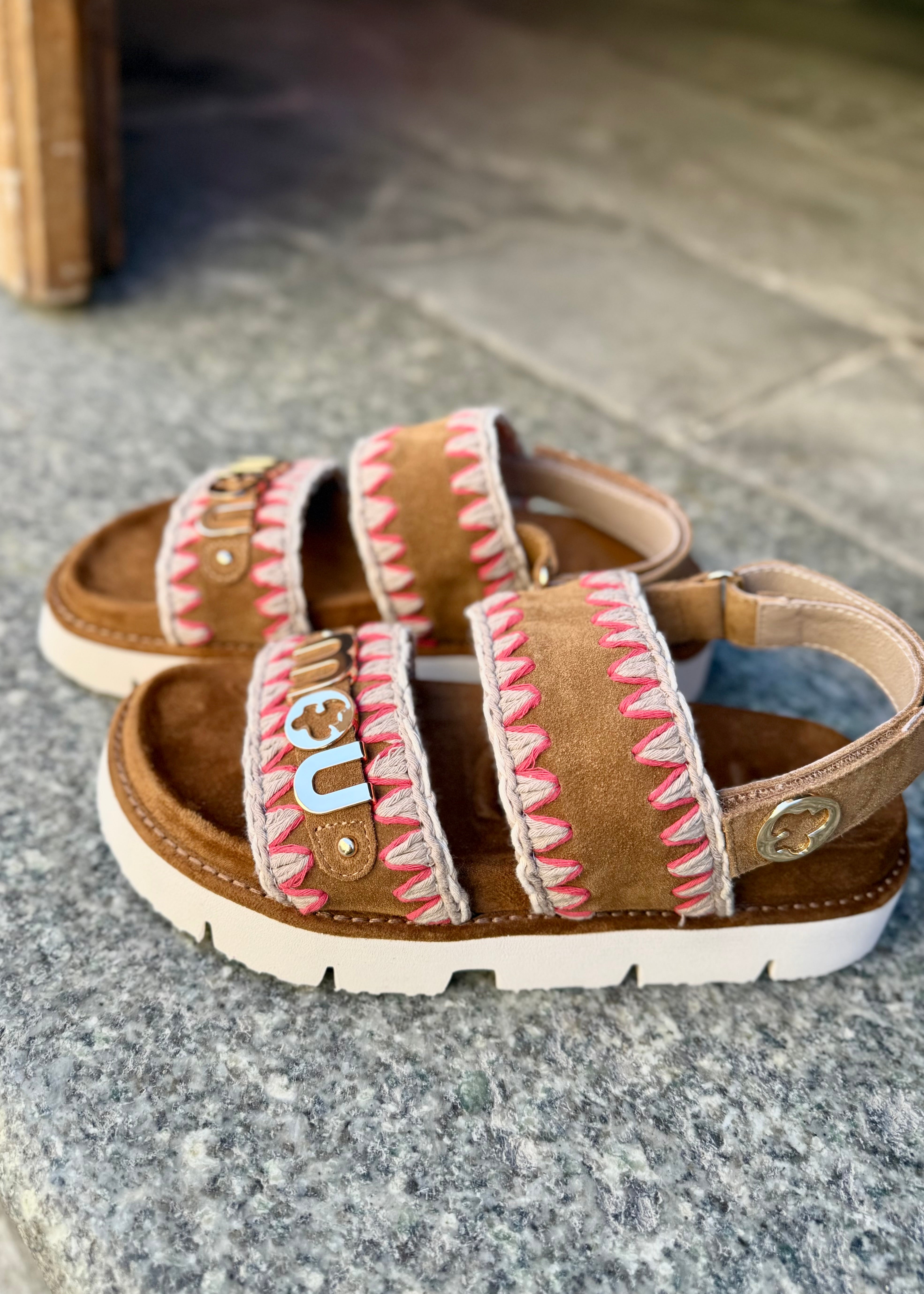 Sandales bio MOU Cognac Mou footwear