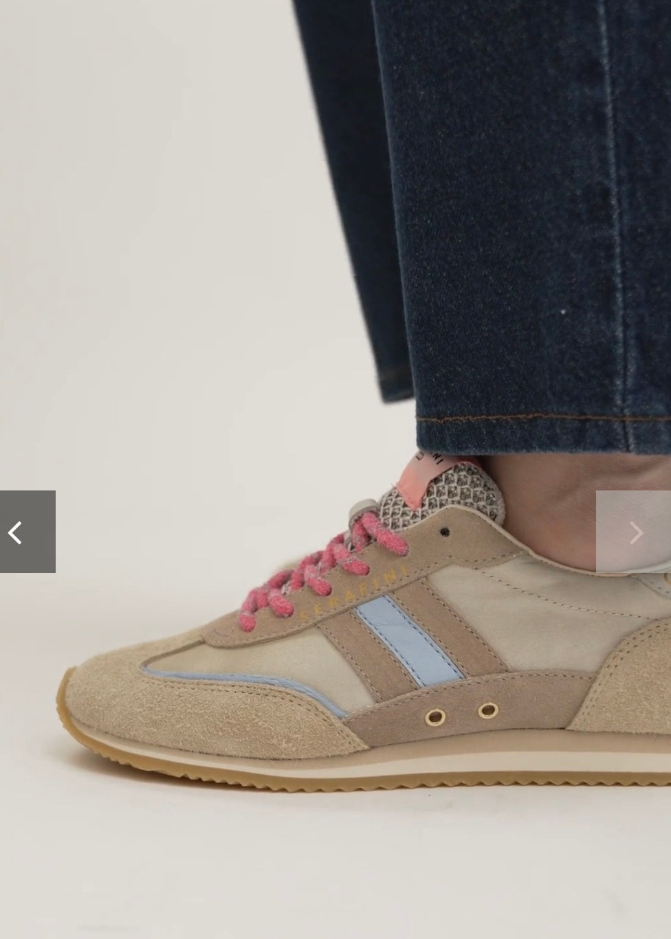 Baskets Serafini Lady D. Sand/Pink Serafini