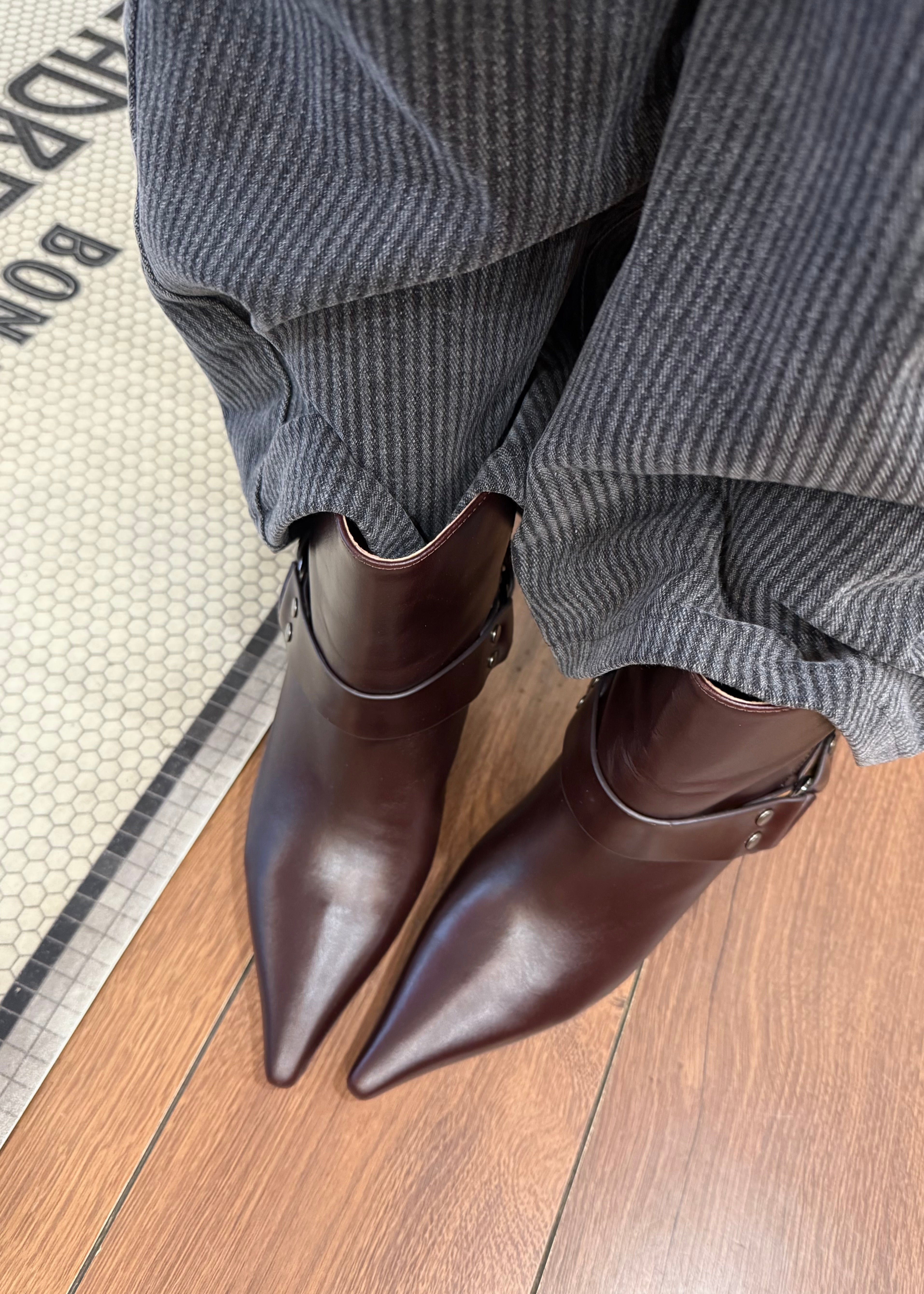 Bottines à talons Lola Cruz York Dark Brown Lola Cruz