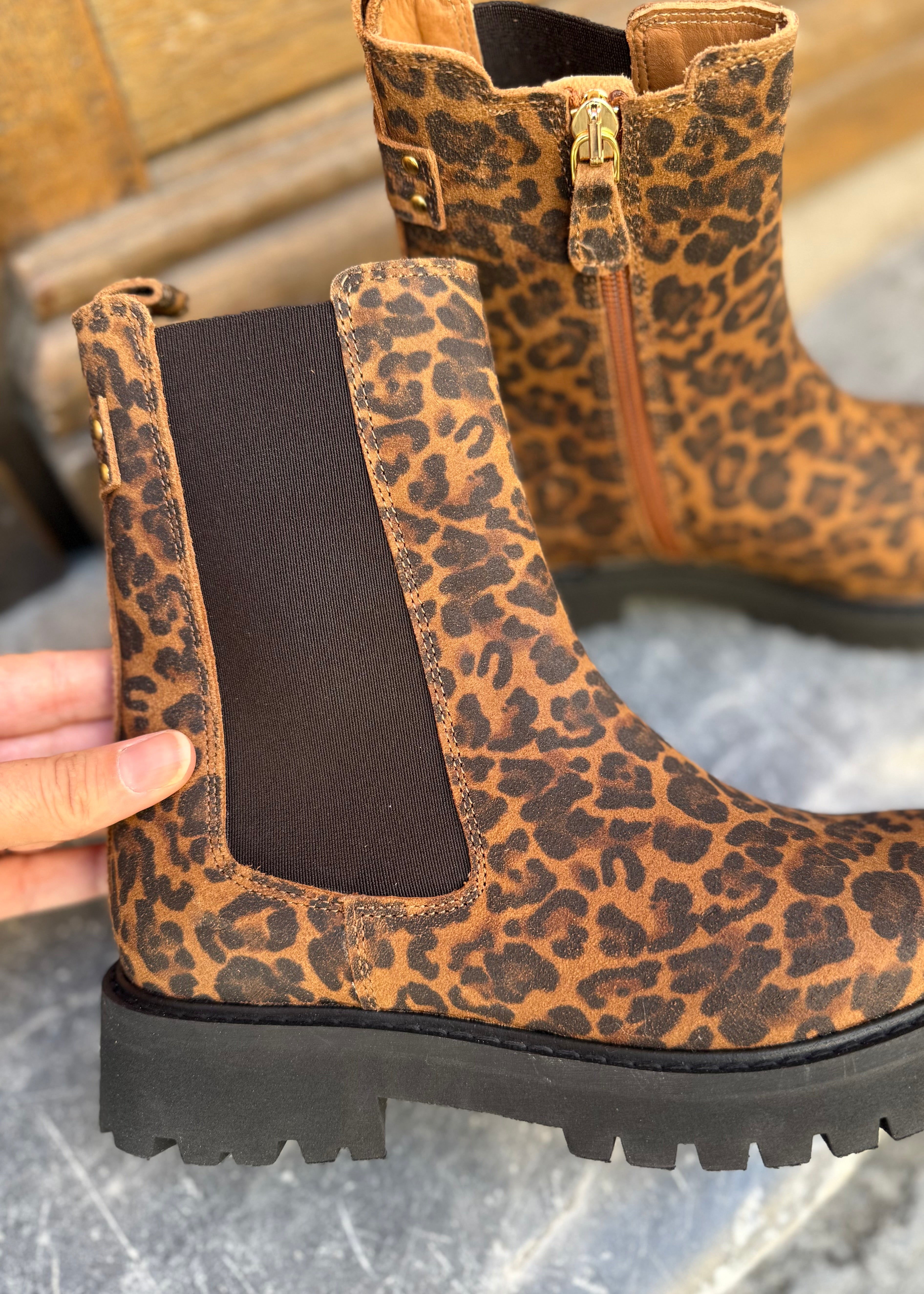 Bottines Maison Toufet Joyce Léopard Maison Toufet