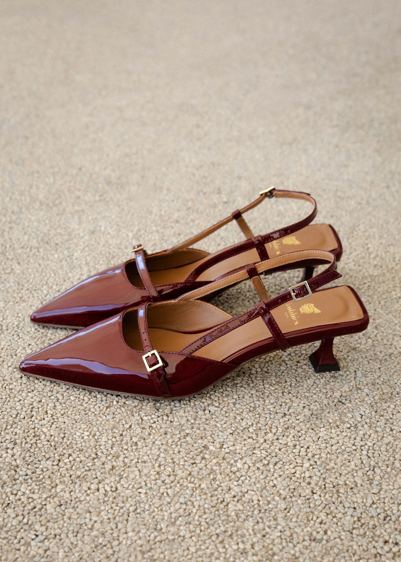 Escarpins Bobbies Reem Bordeaux Bobbies