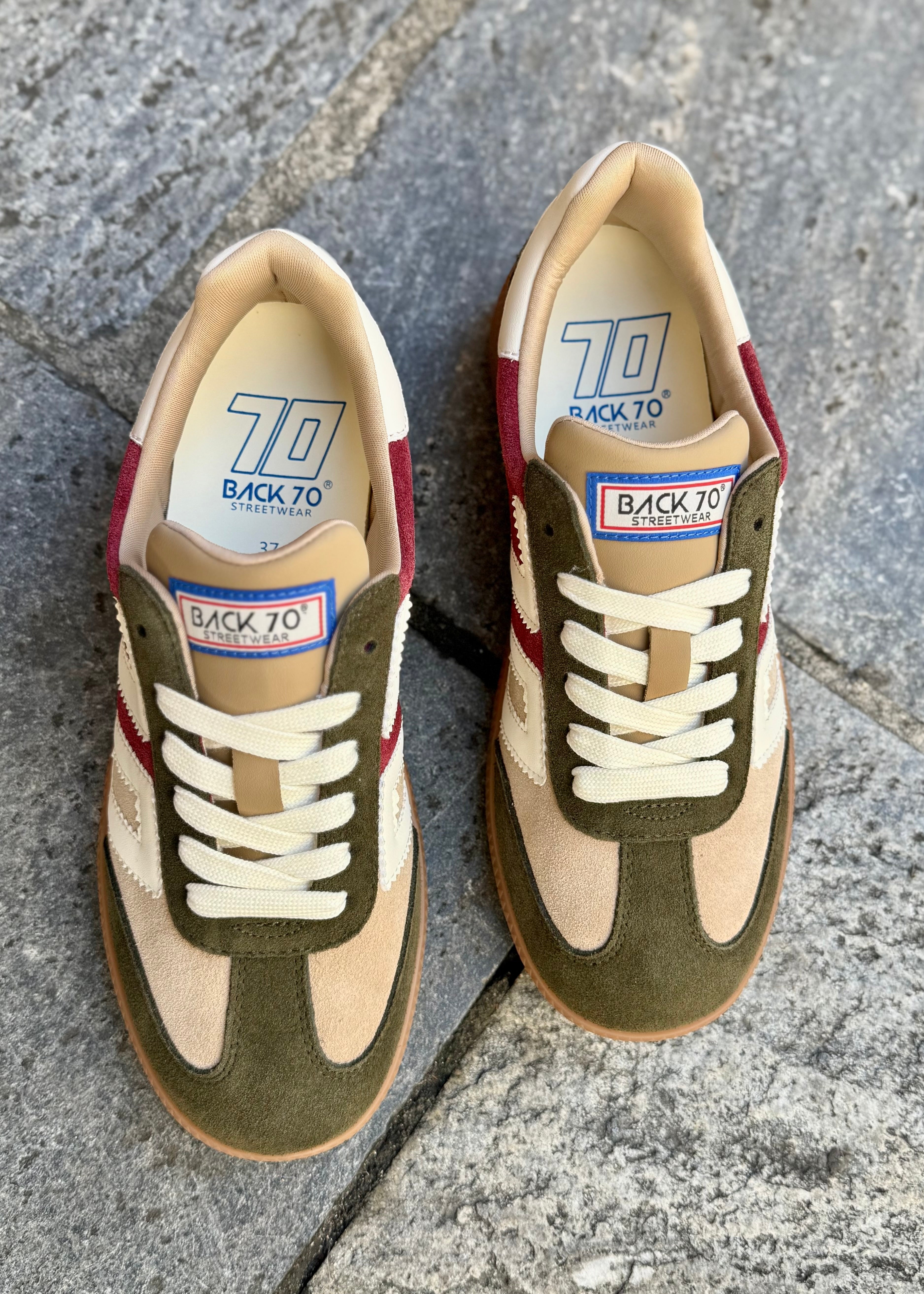 Baskets Back70 Squid Mix suède Back 70