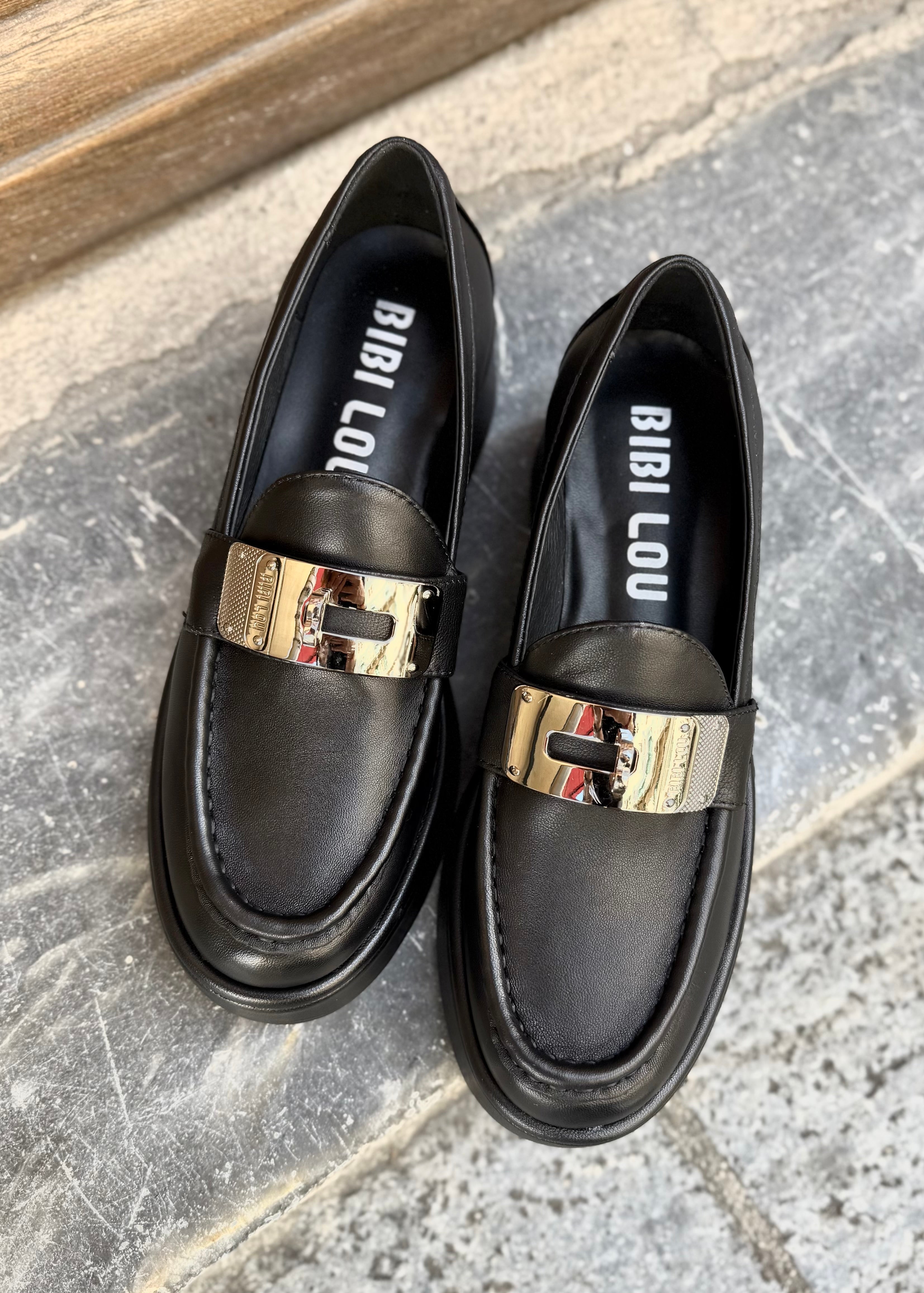 Mocassins à plateformes Bibi Lou Black Bibi Lou