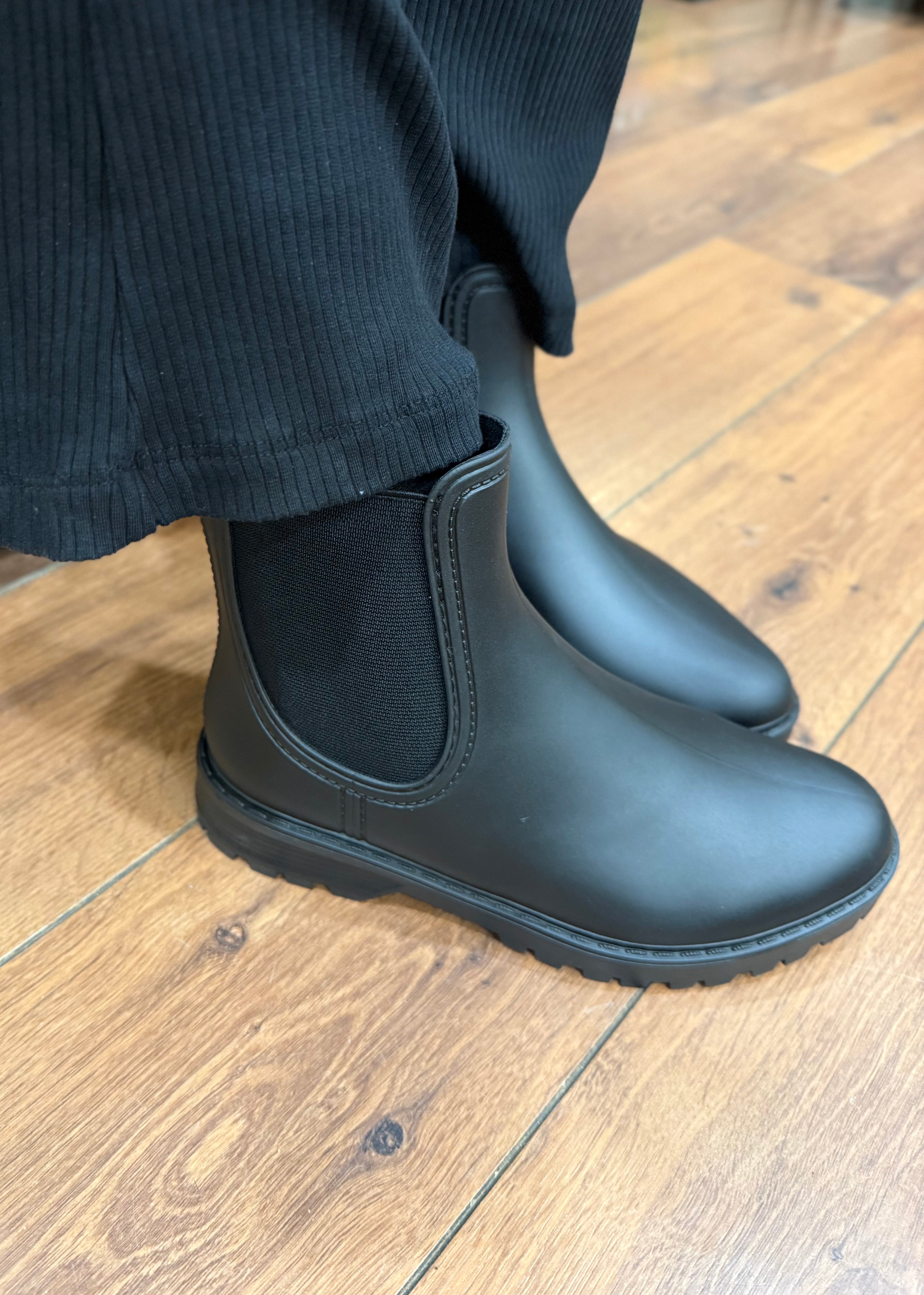Bottes de pluie courtes Noir L'adresse Corte