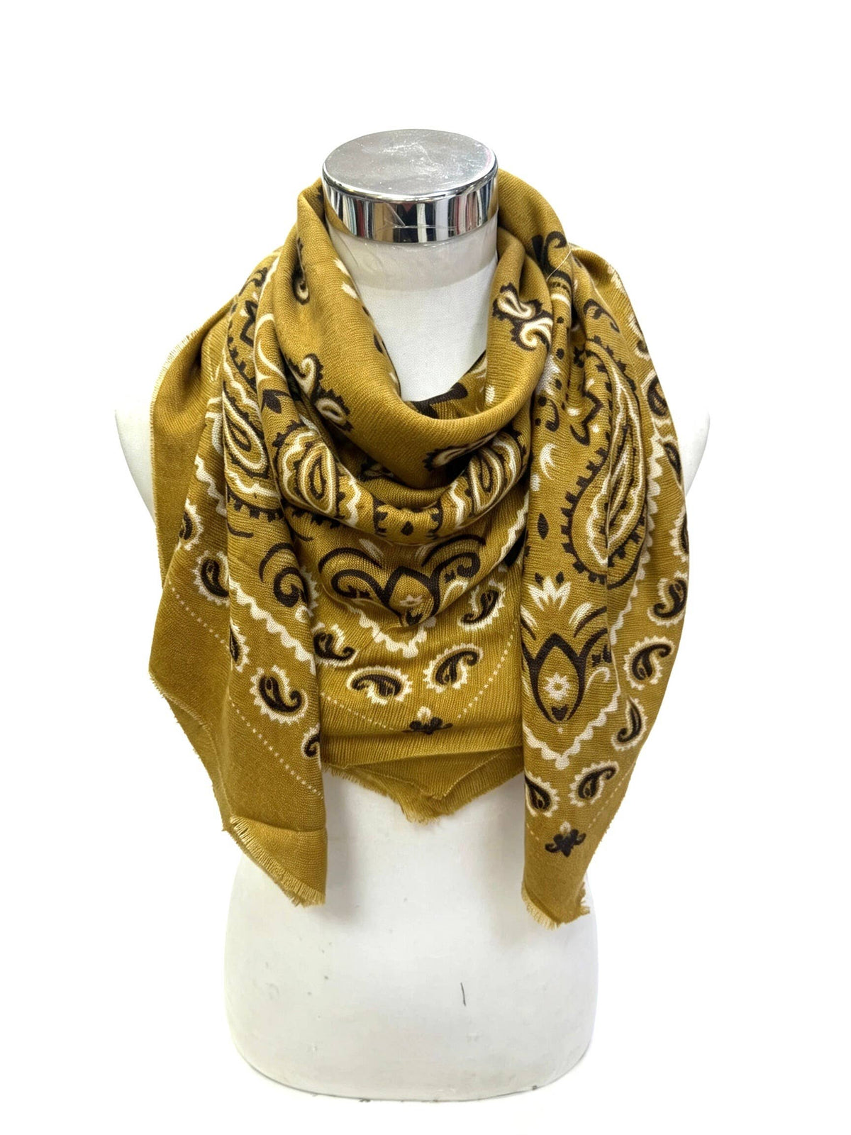 Écharpe bandana K21 Carré Lainé - L'adresse Corte