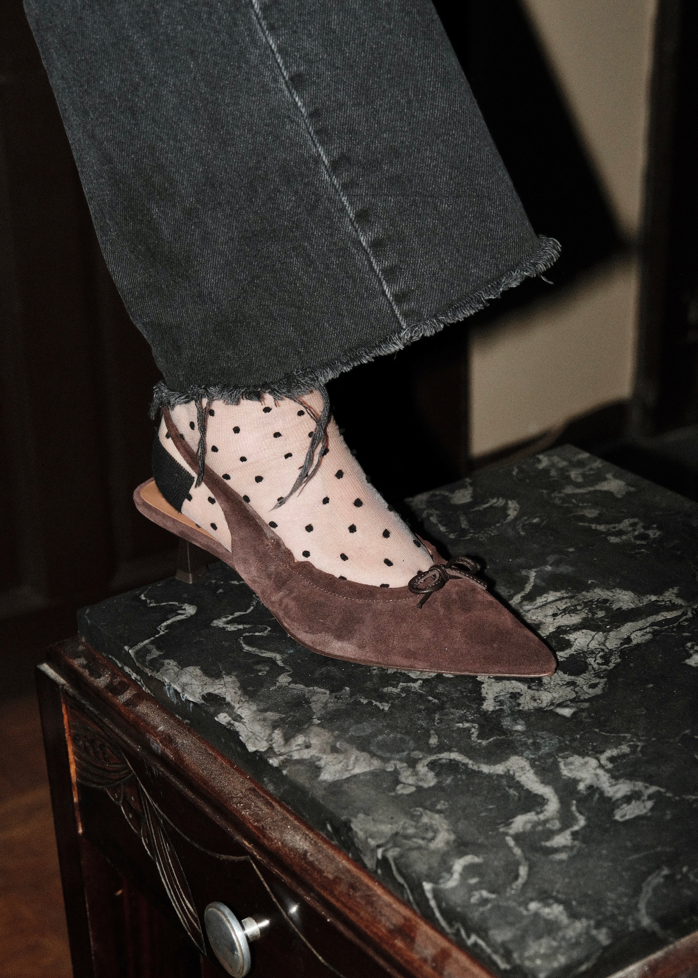 Escarpins Bobbies Gigi marron truffé Bobbies