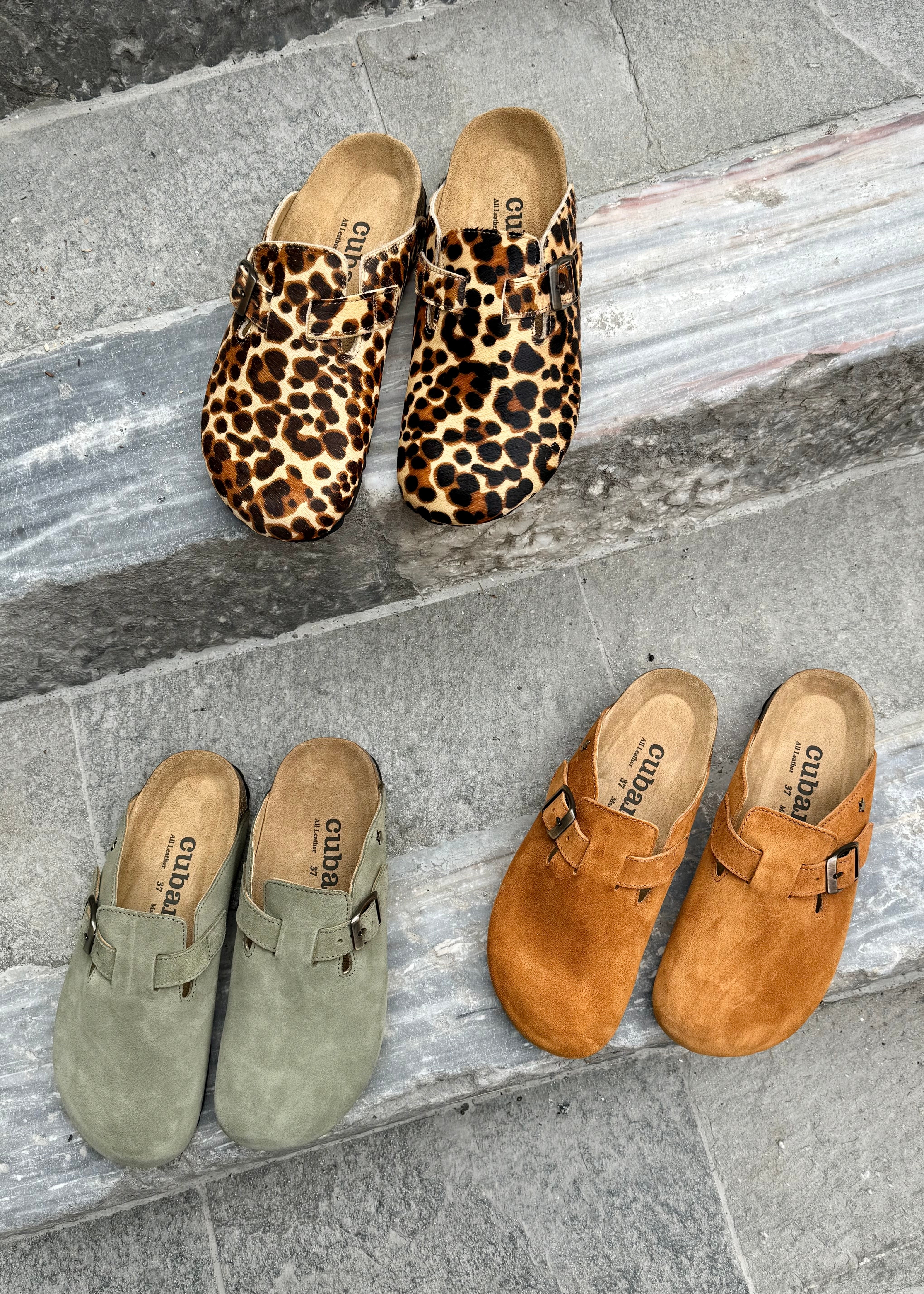 Mules Cubanas Maria Léo print Cubanas