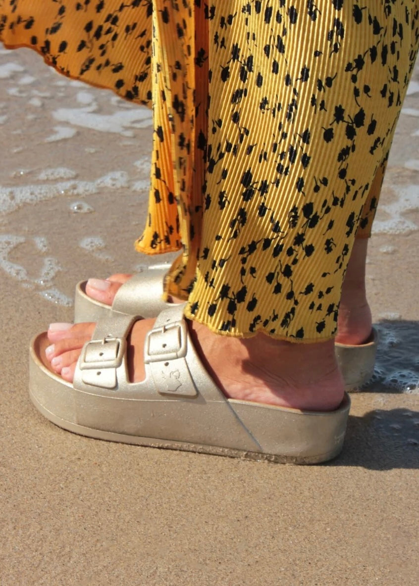 Sandales Cacatoès Caipirinha metallic Gold Cacatoès