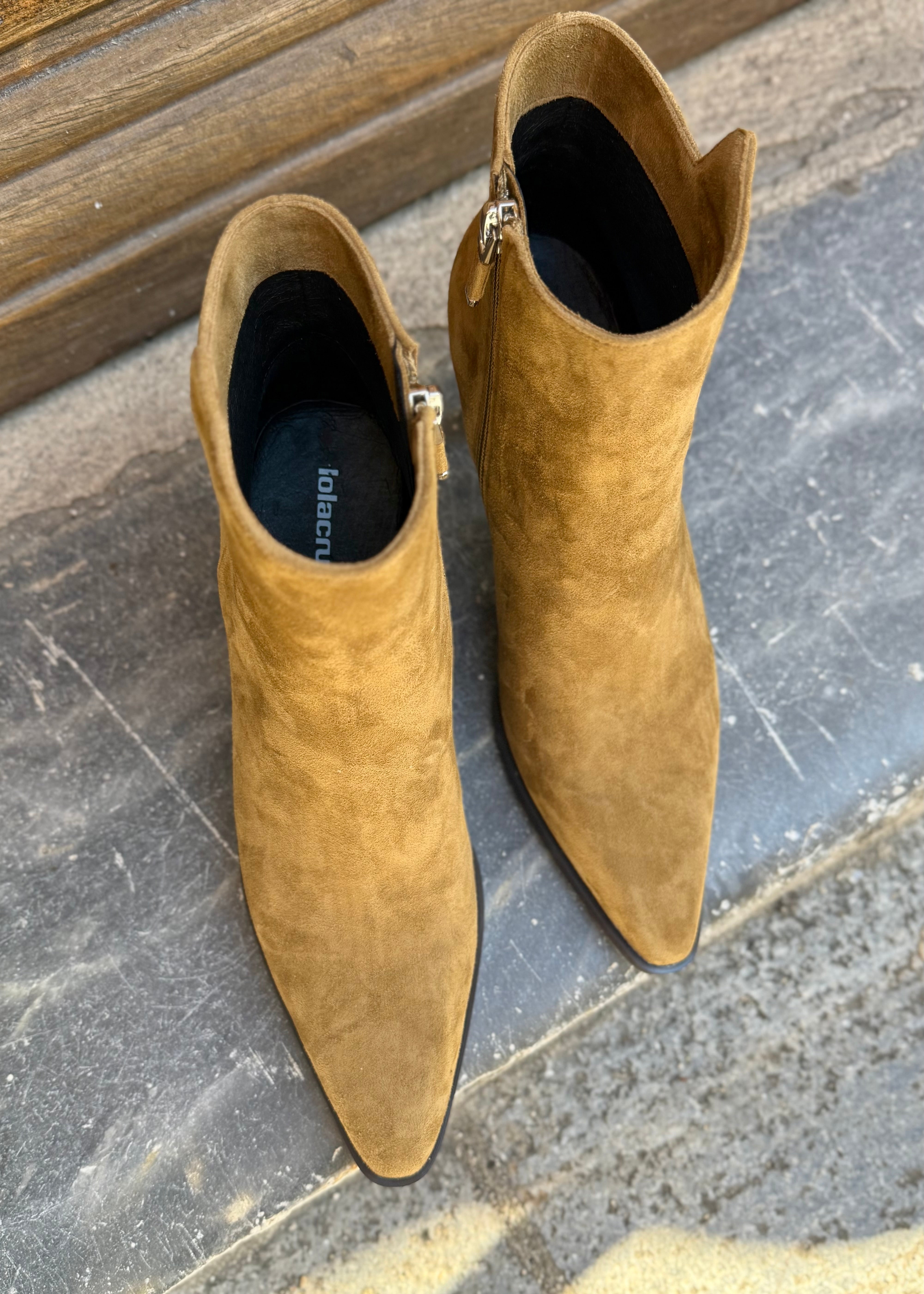 Bottines à talons Lola Cruz Solenne Olive Lola Cruz