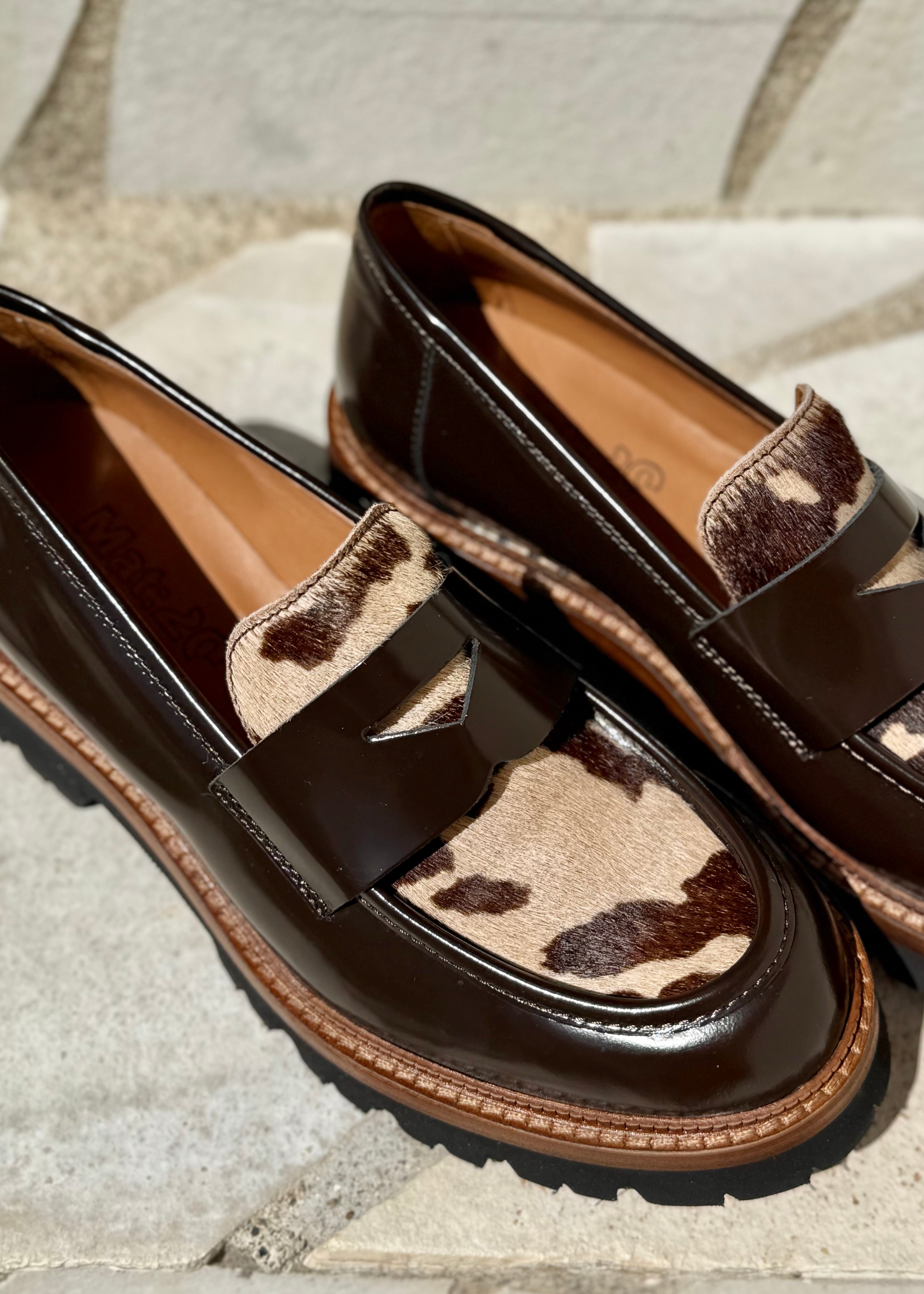 Mocassins Mat:20 Carrie 3276 Cow coffee Mat:20