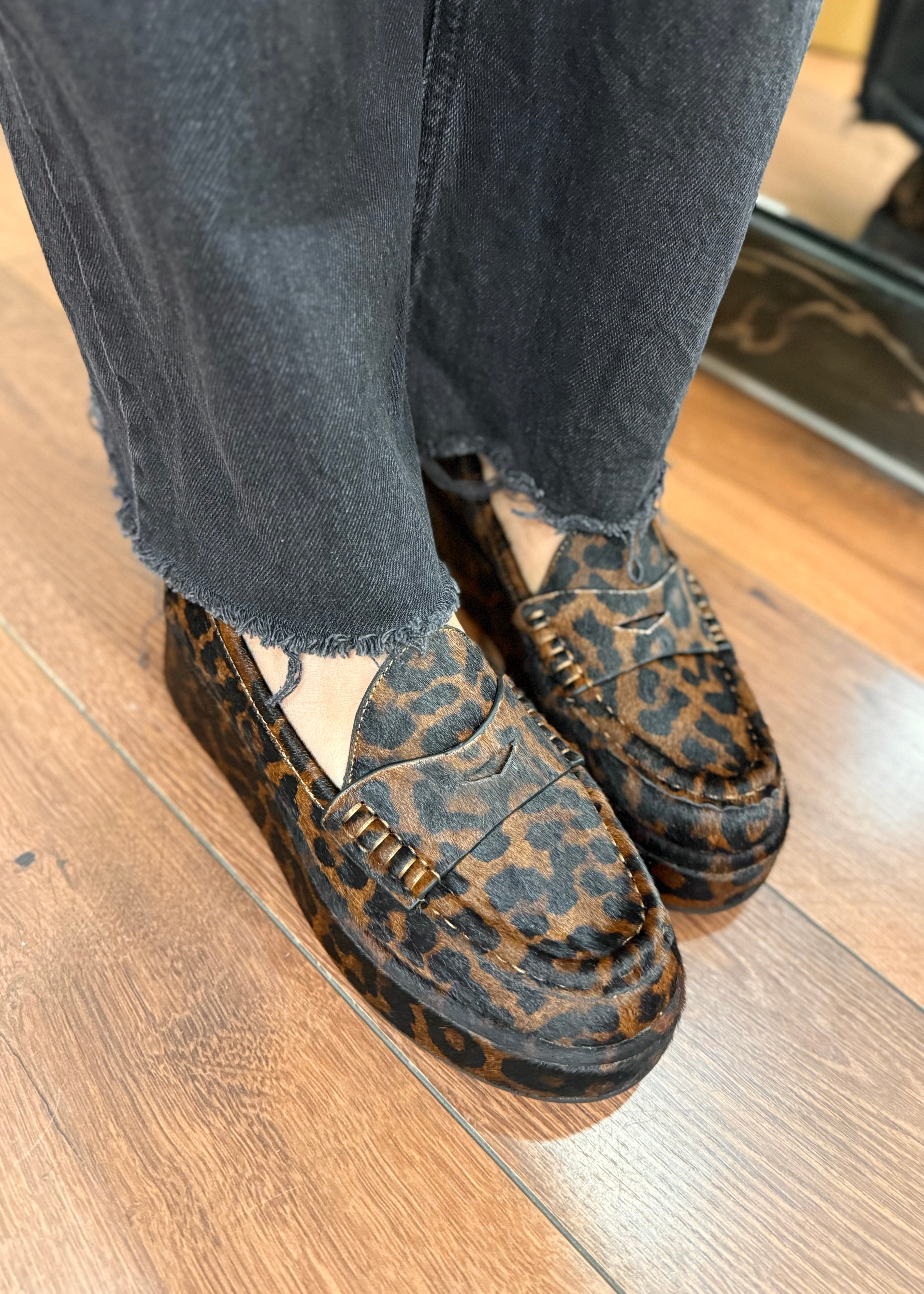 Mocassins à plateformes Bibi Lou Léopard Bibi Lou