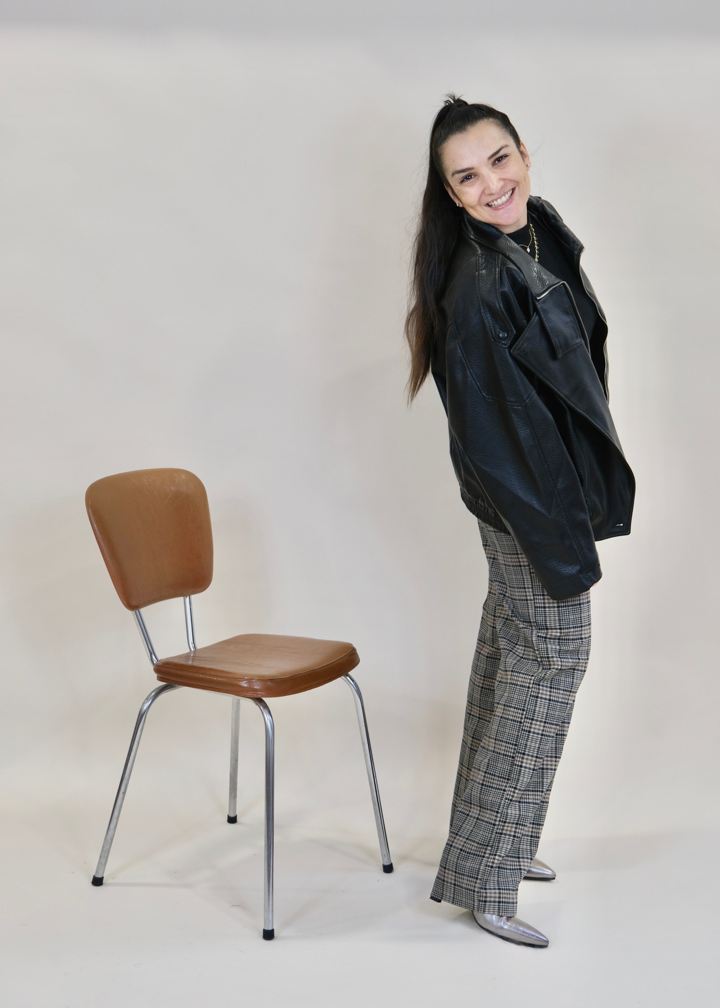 Blouson oversized FOLY noir L'adresse Corte