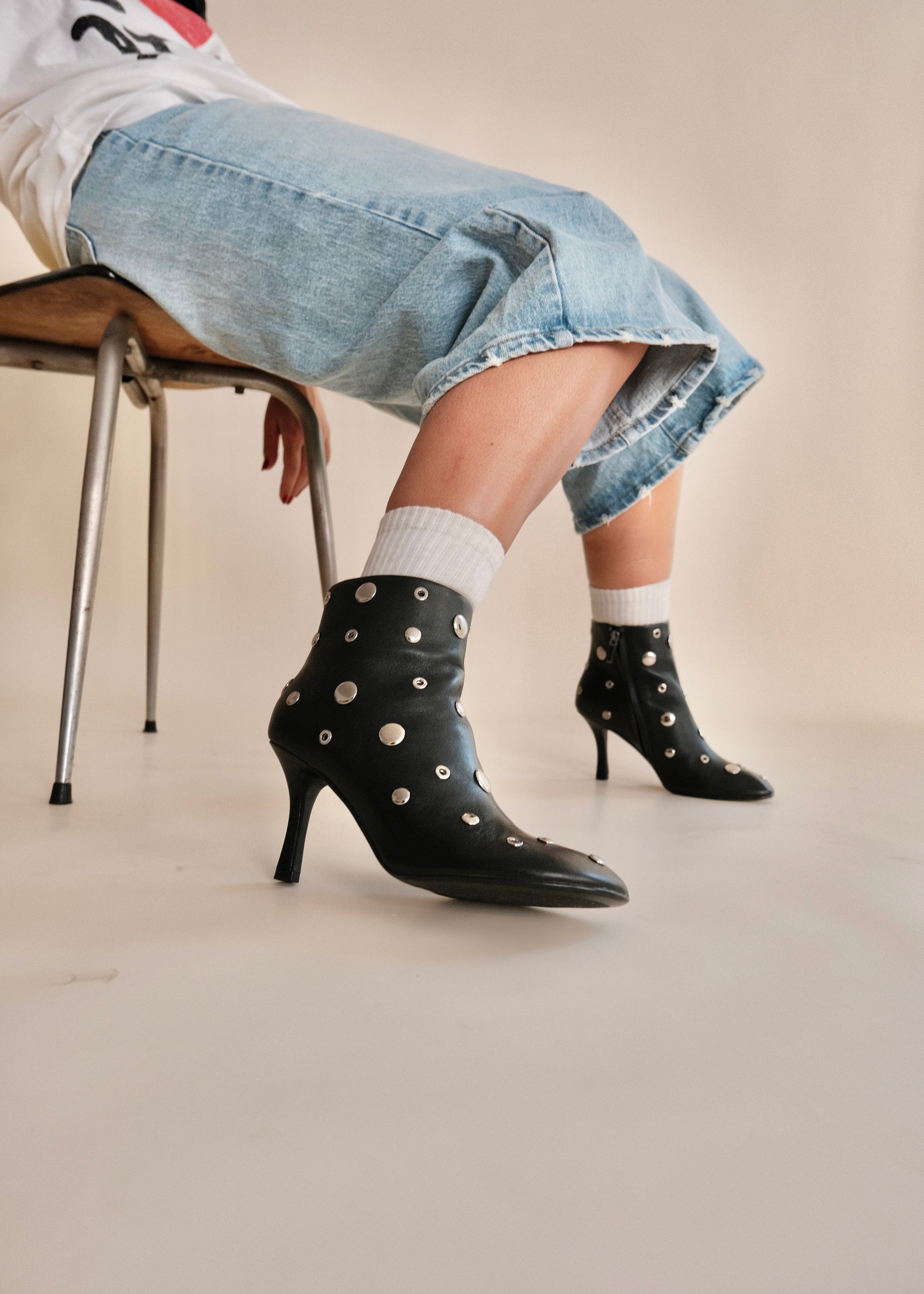 Bottines à talons Lola Cruz Aureline Noir Lola Cruz