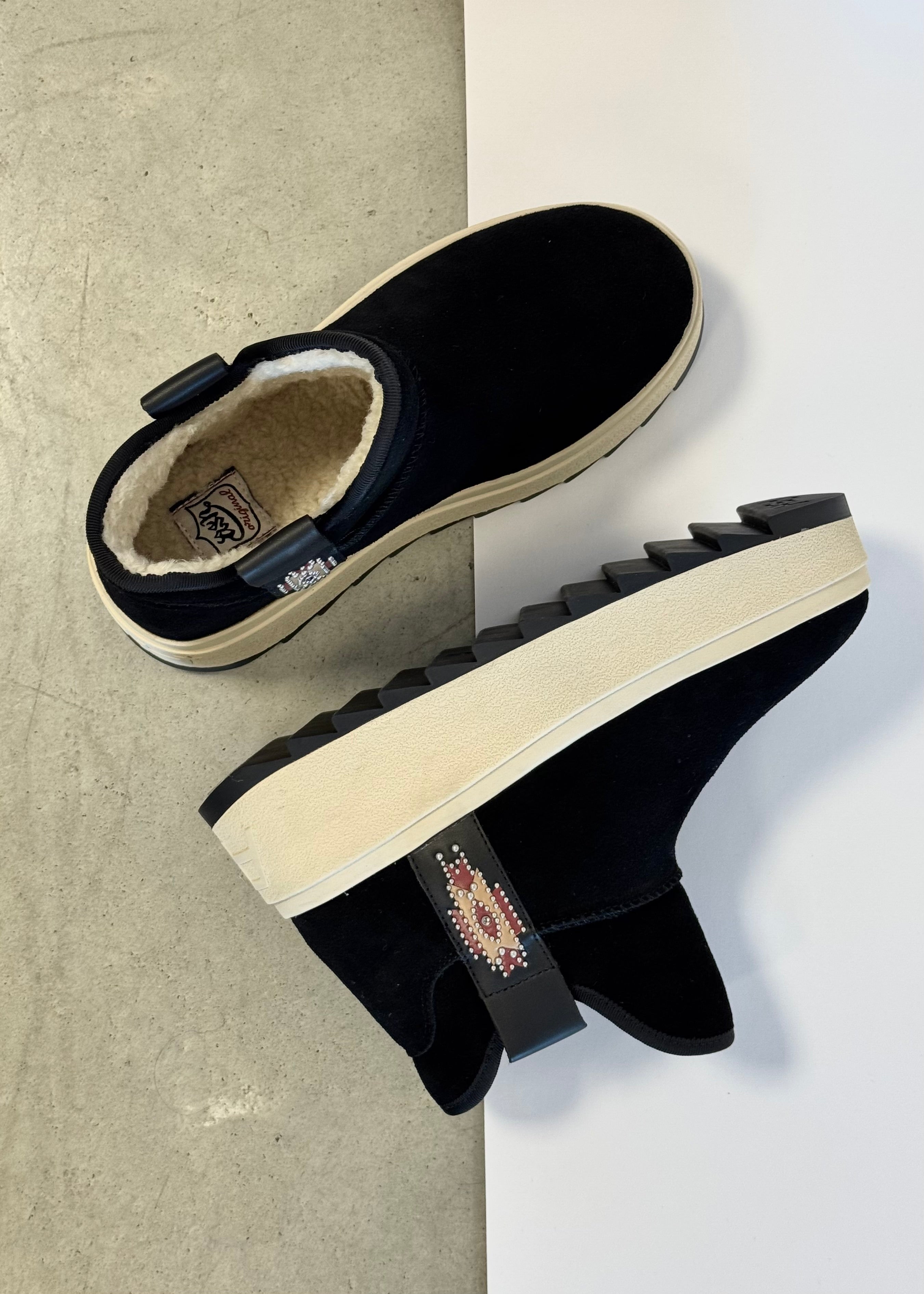 Boots Ash Mask fur Black suède Ash