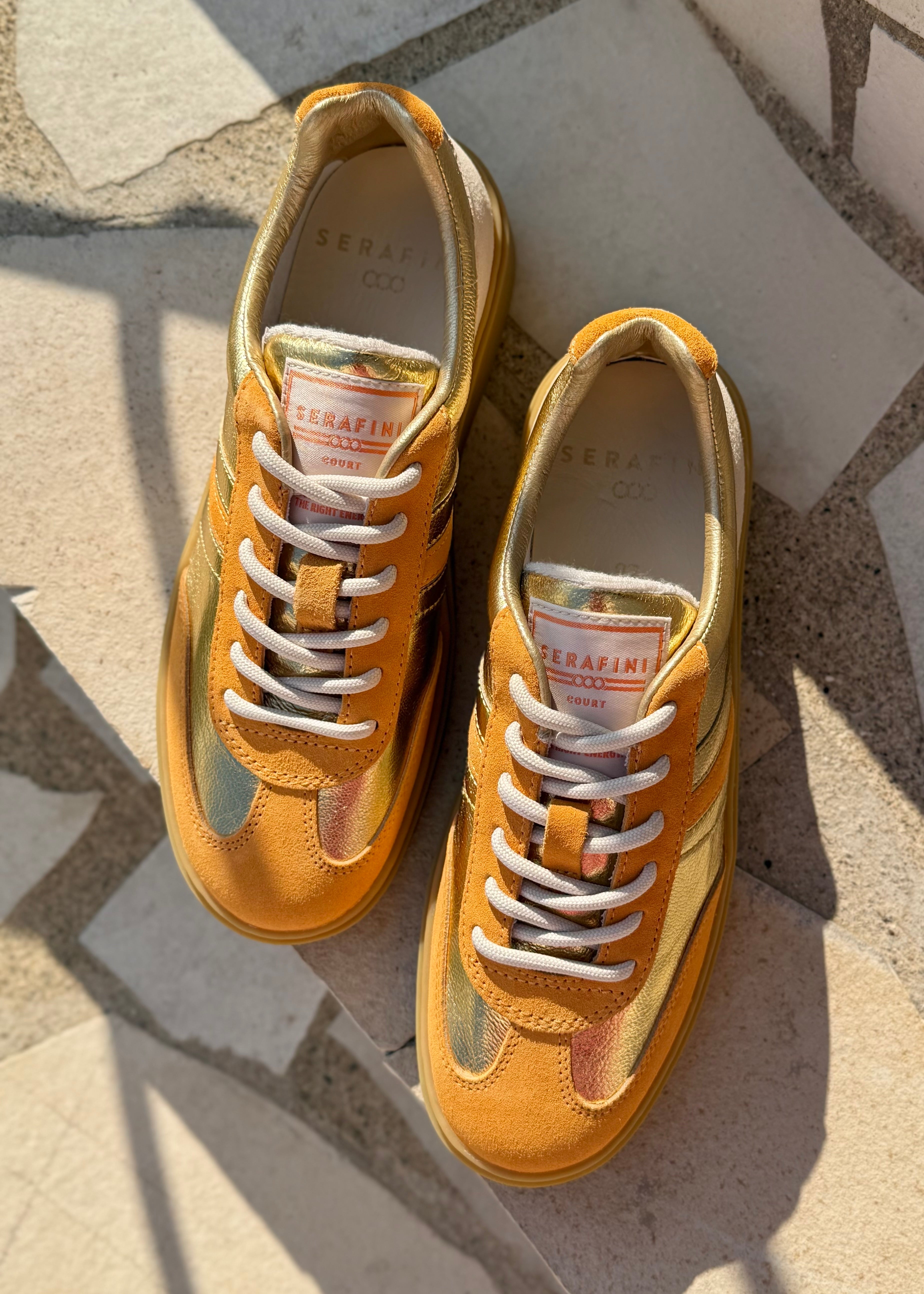 Baskets Serafini Court Orange/Gold Serafini