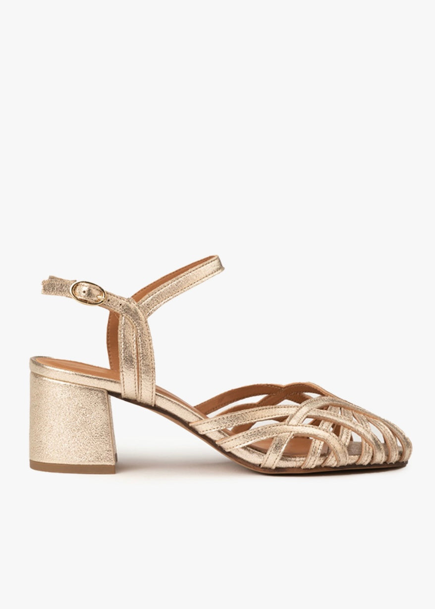 Sandales Maison Toufet Octavia Gold Maison Toufet