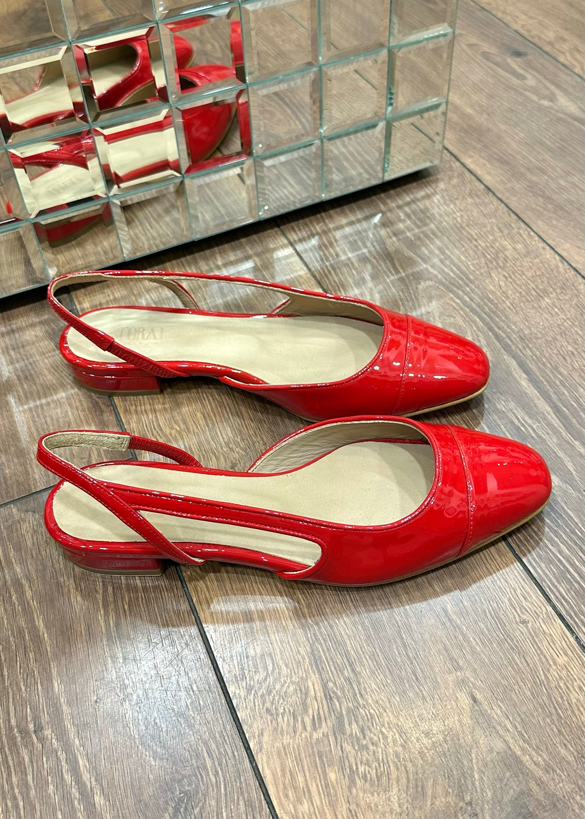 Sandales Slingback Toral Luisa Rojo Toral shoes