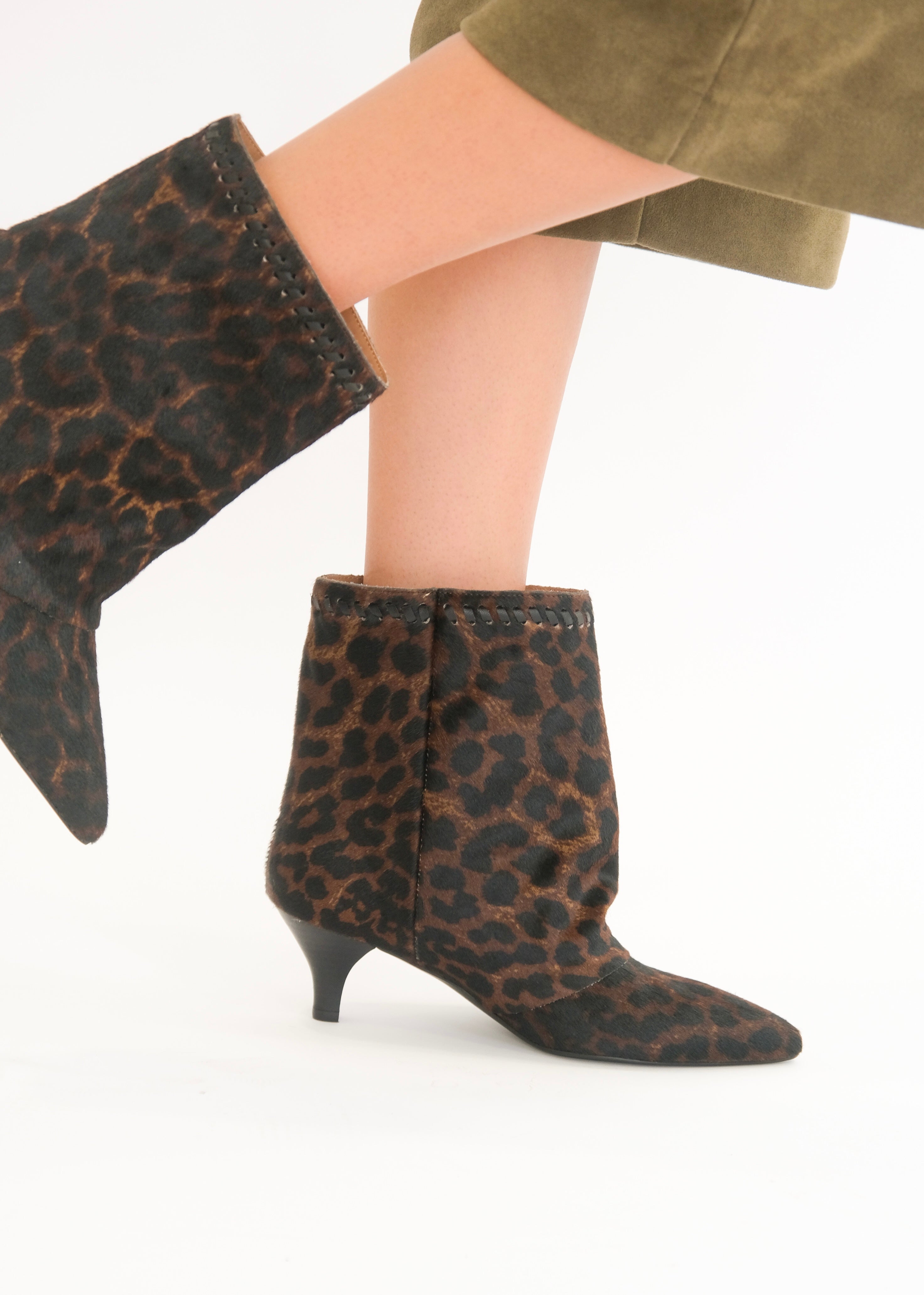 Bottines à talons Toral Maeve Leopardo