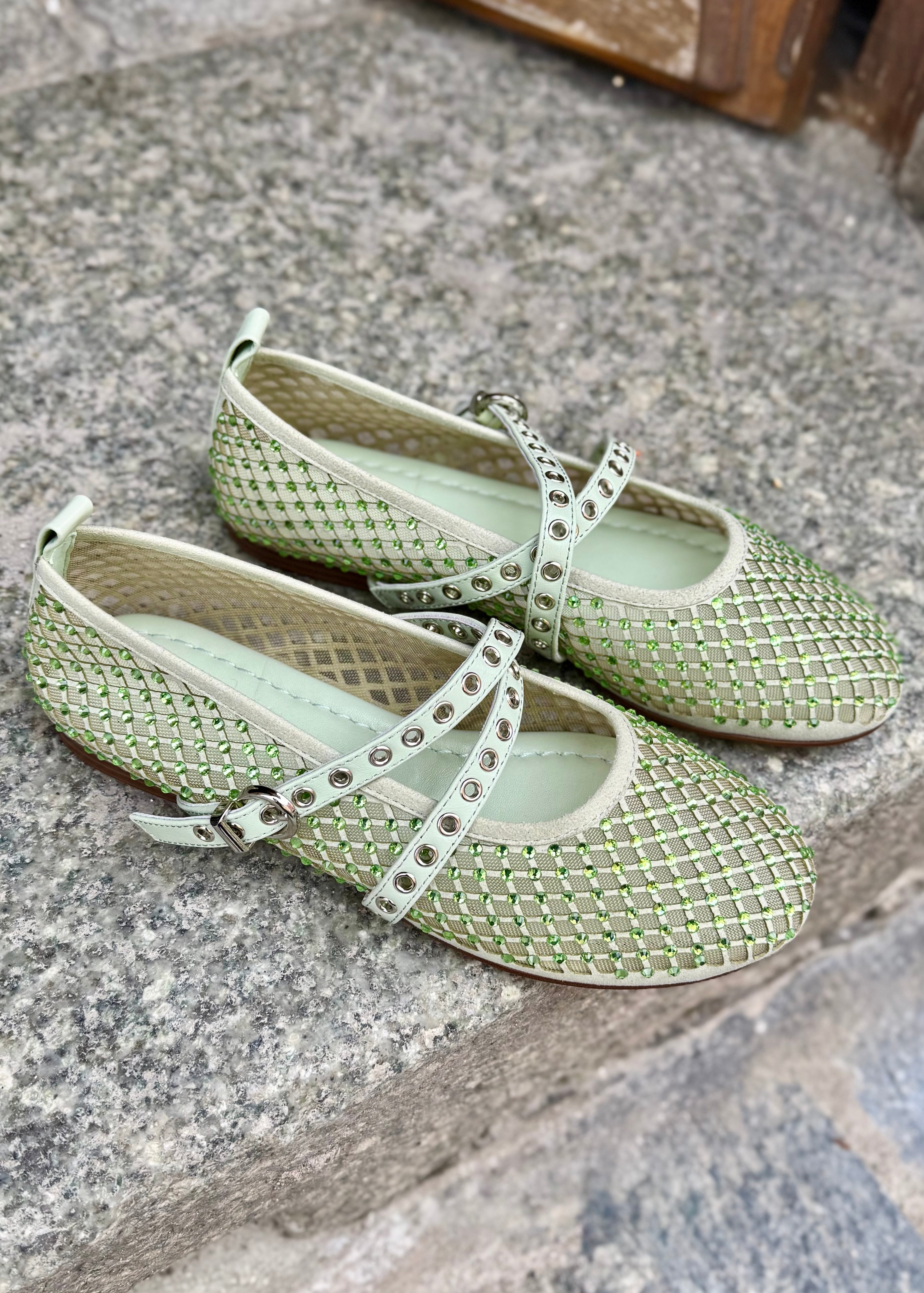 Ballerines Toral Vilma Vert d'eau strass Toral shoes