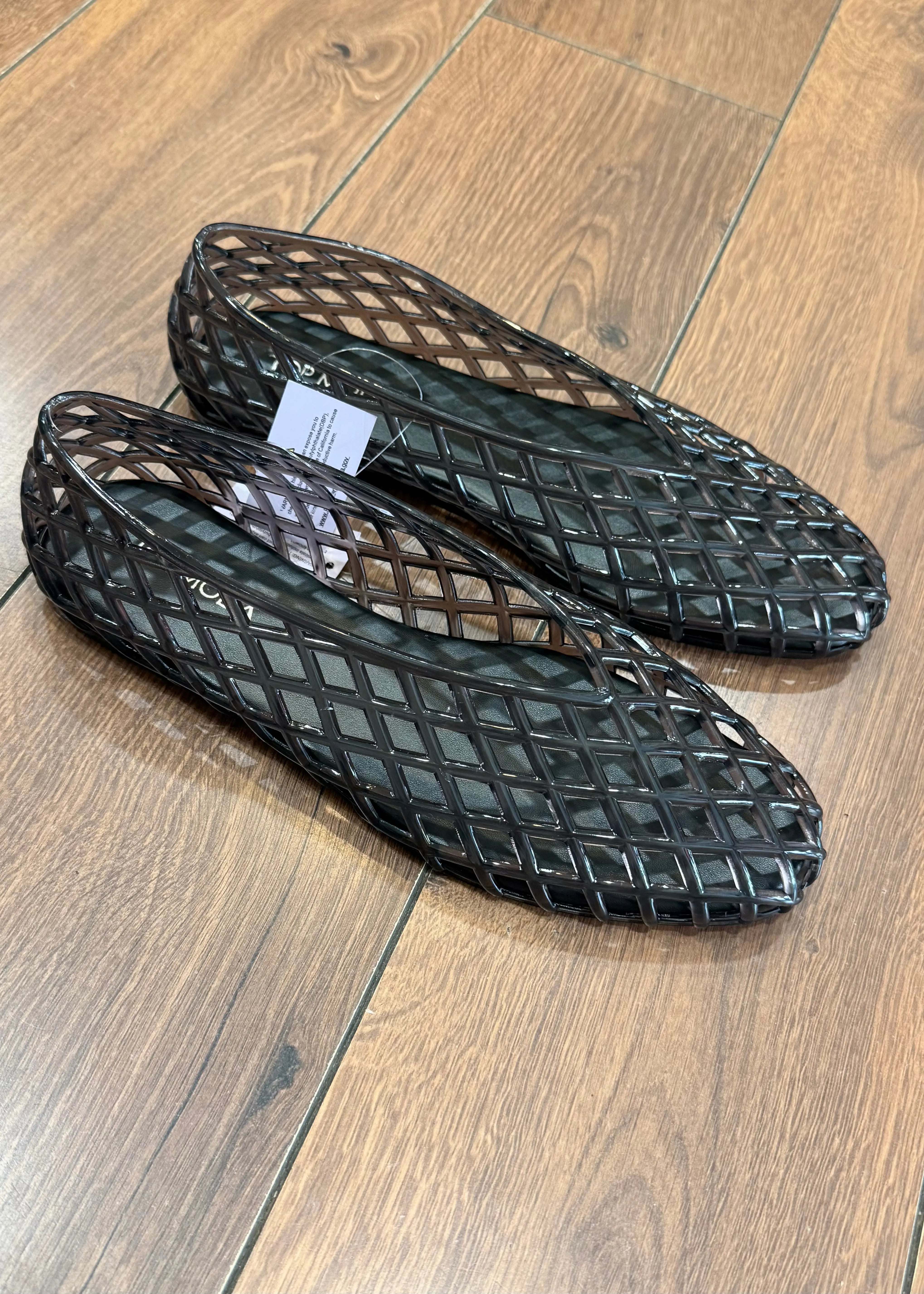 Ballerines jelly Ashley noir L'adresse Corte