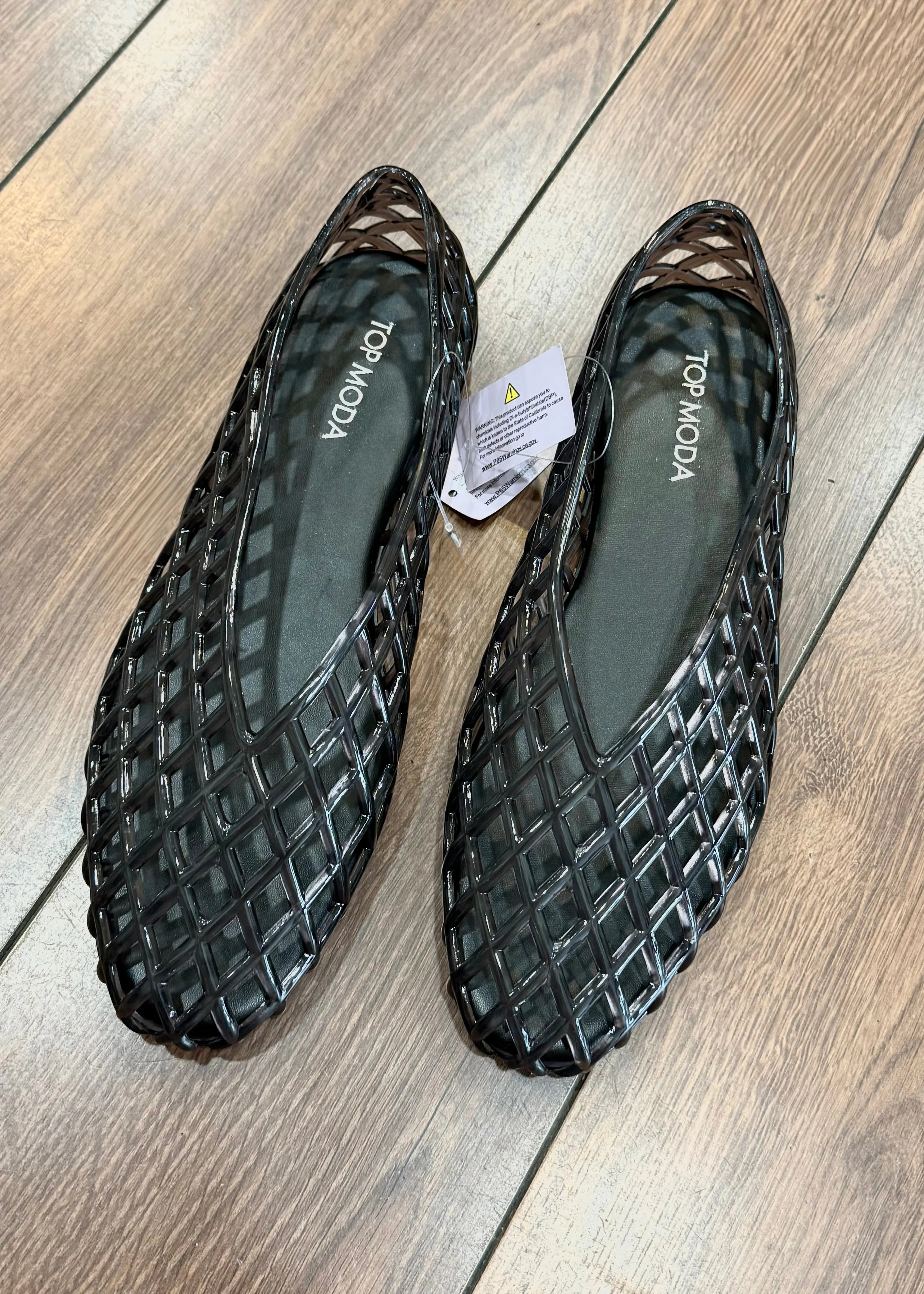 Ballerines jelly Ashley noir L'adresse Corte