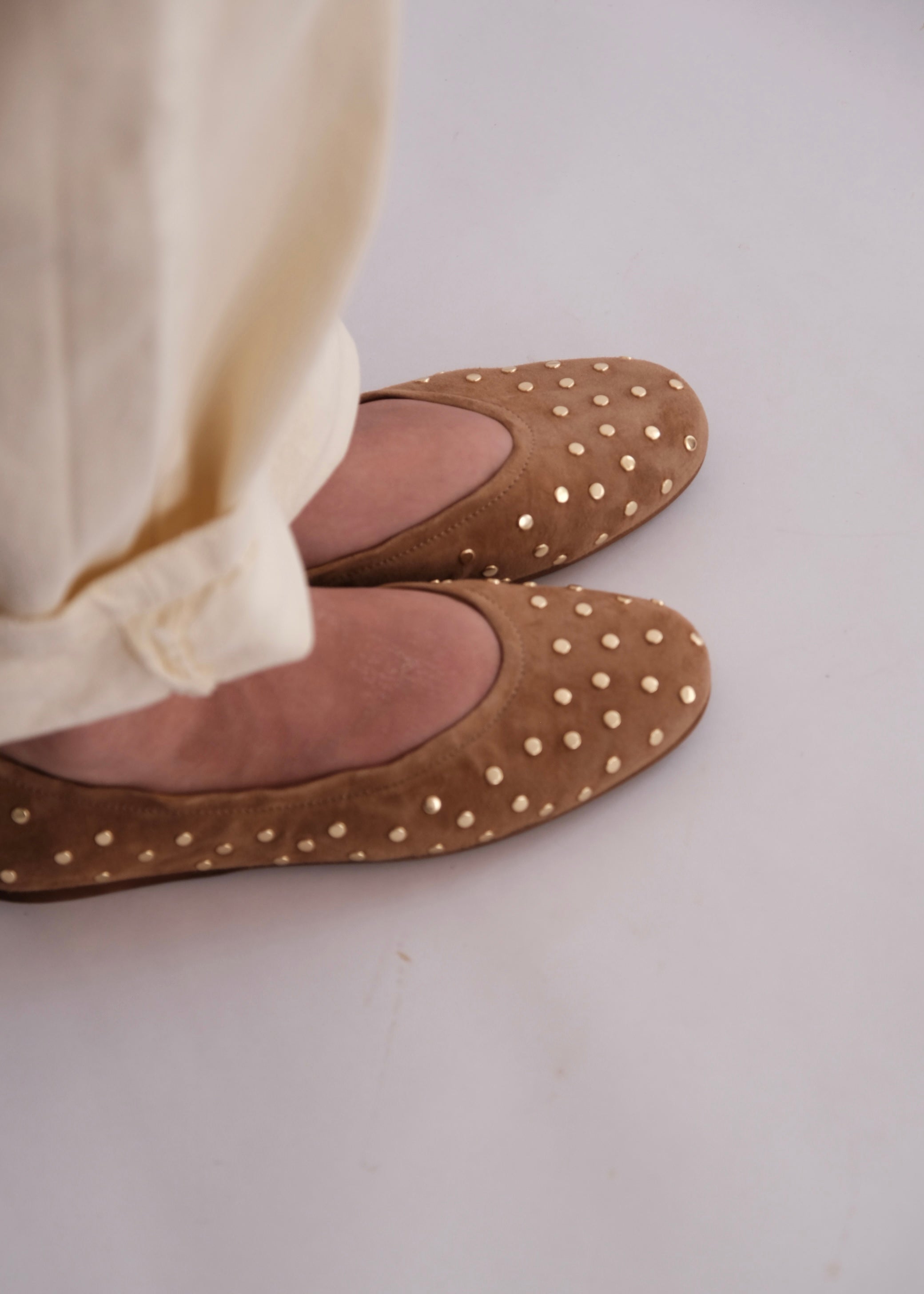 Ballerines Mat:20 9108 Cuoio/Gold Mat:20