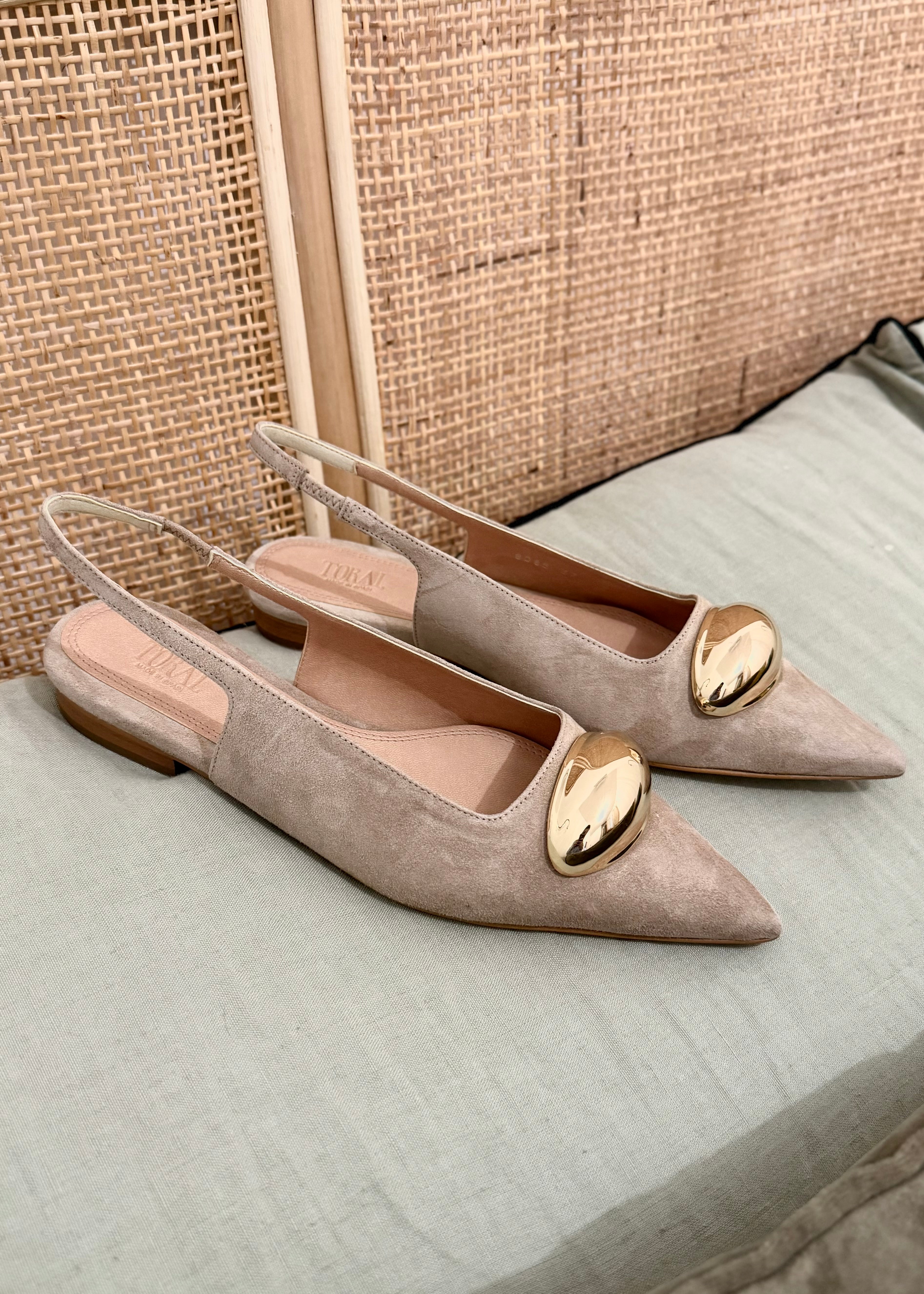 Ballerines Slingback Toral Carole Taupe Toral shoes