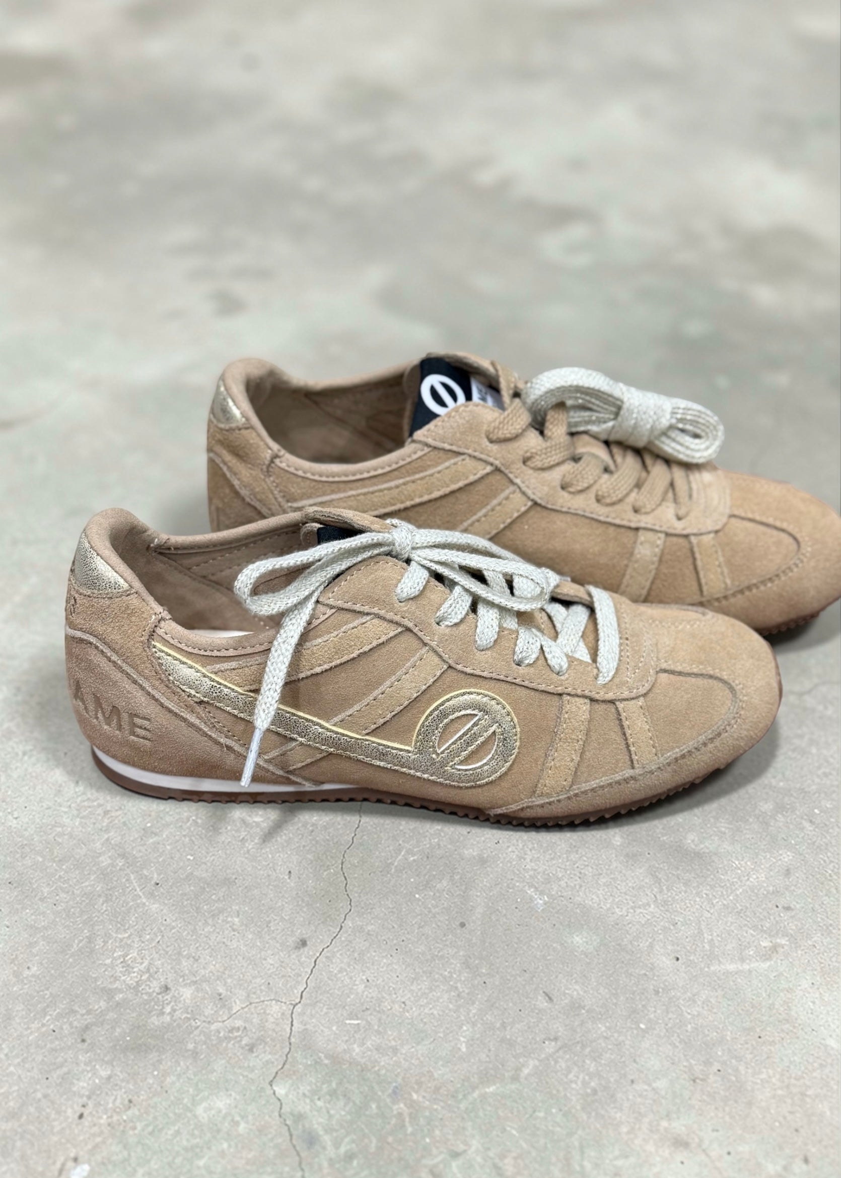 Baskets No name EVO Run Nude suède No Name