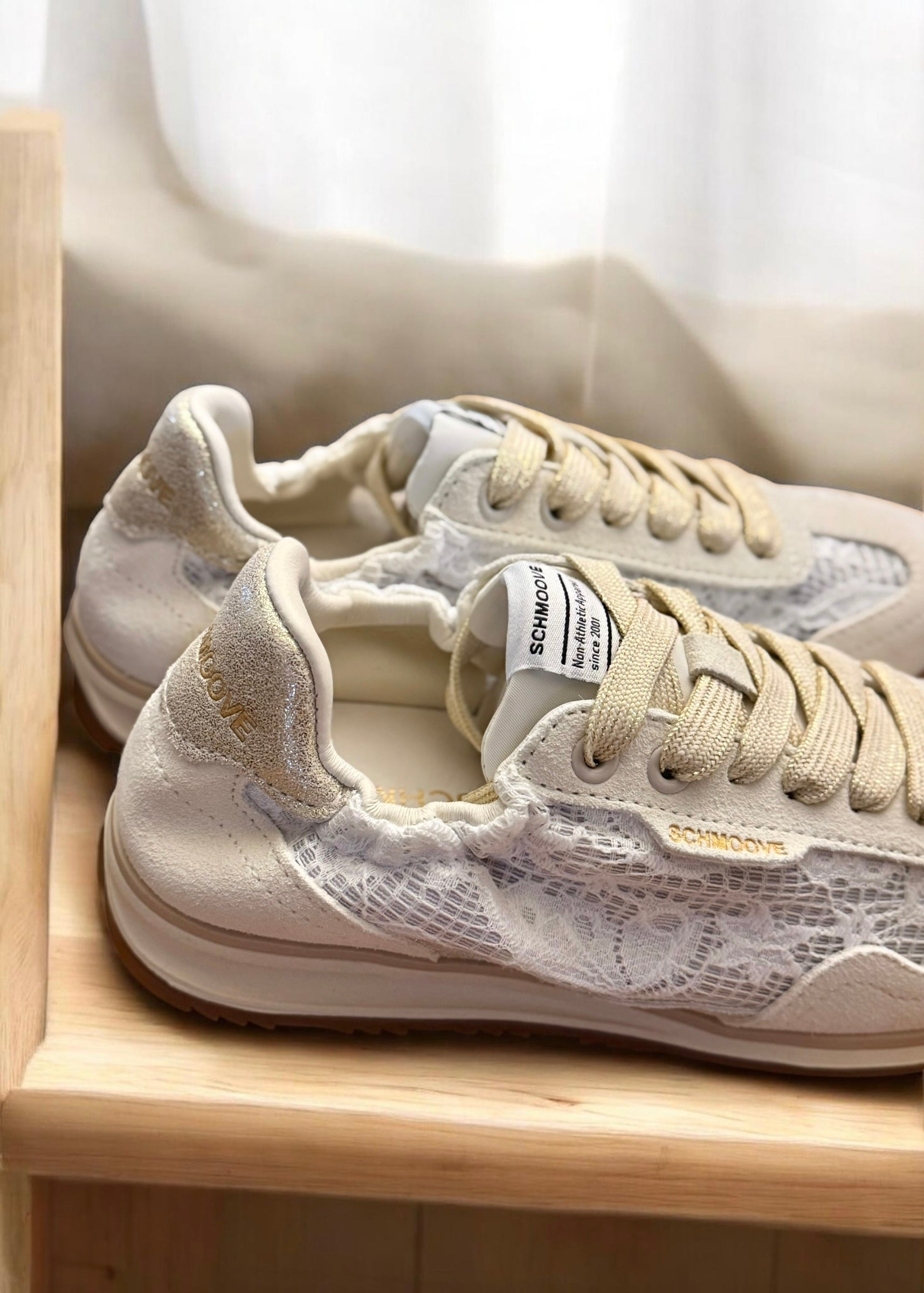 Baskets Schmoove Camden Lace beige Schmoove