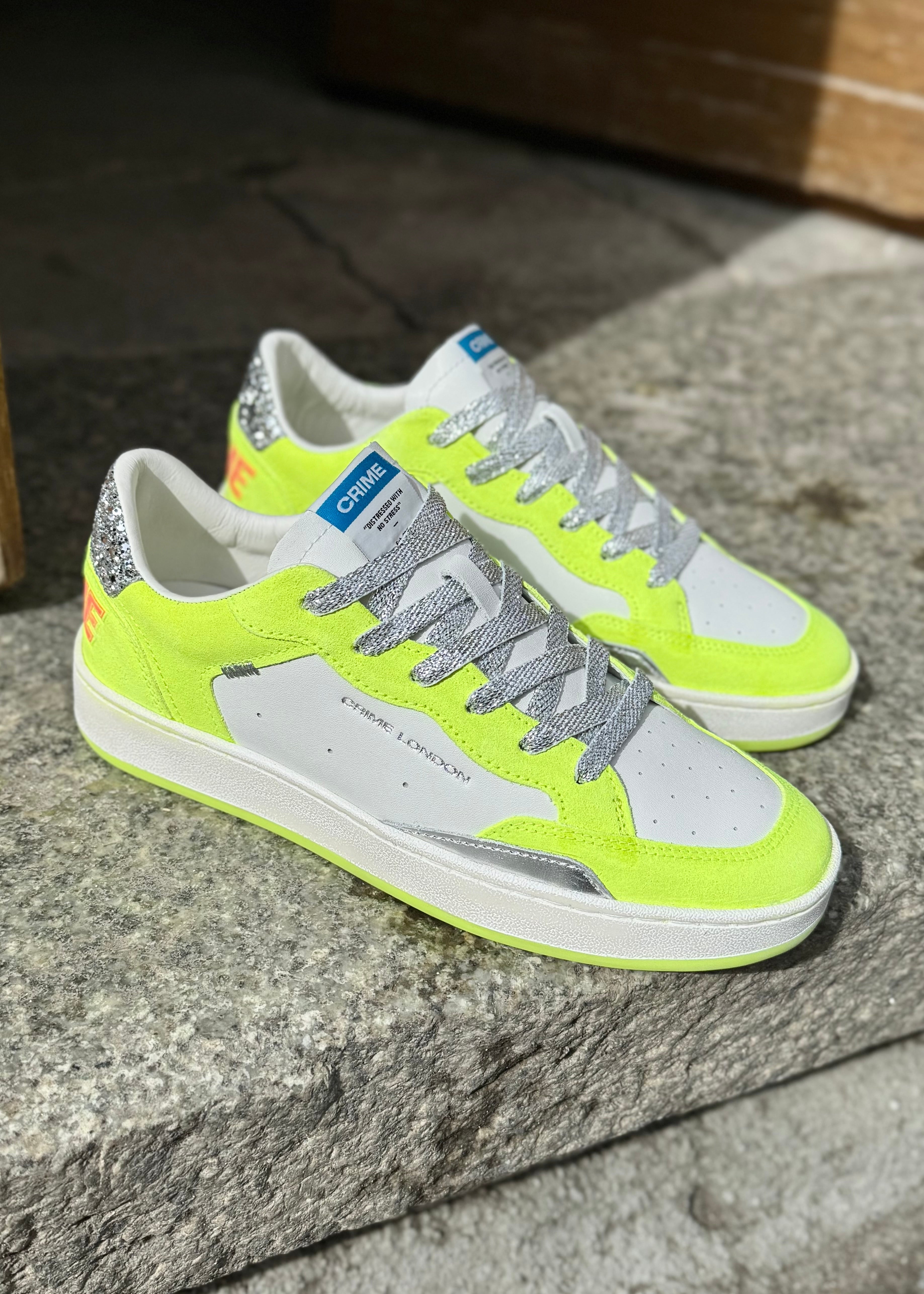 Baskets Crime London Chelsea Neon yellow Crime London