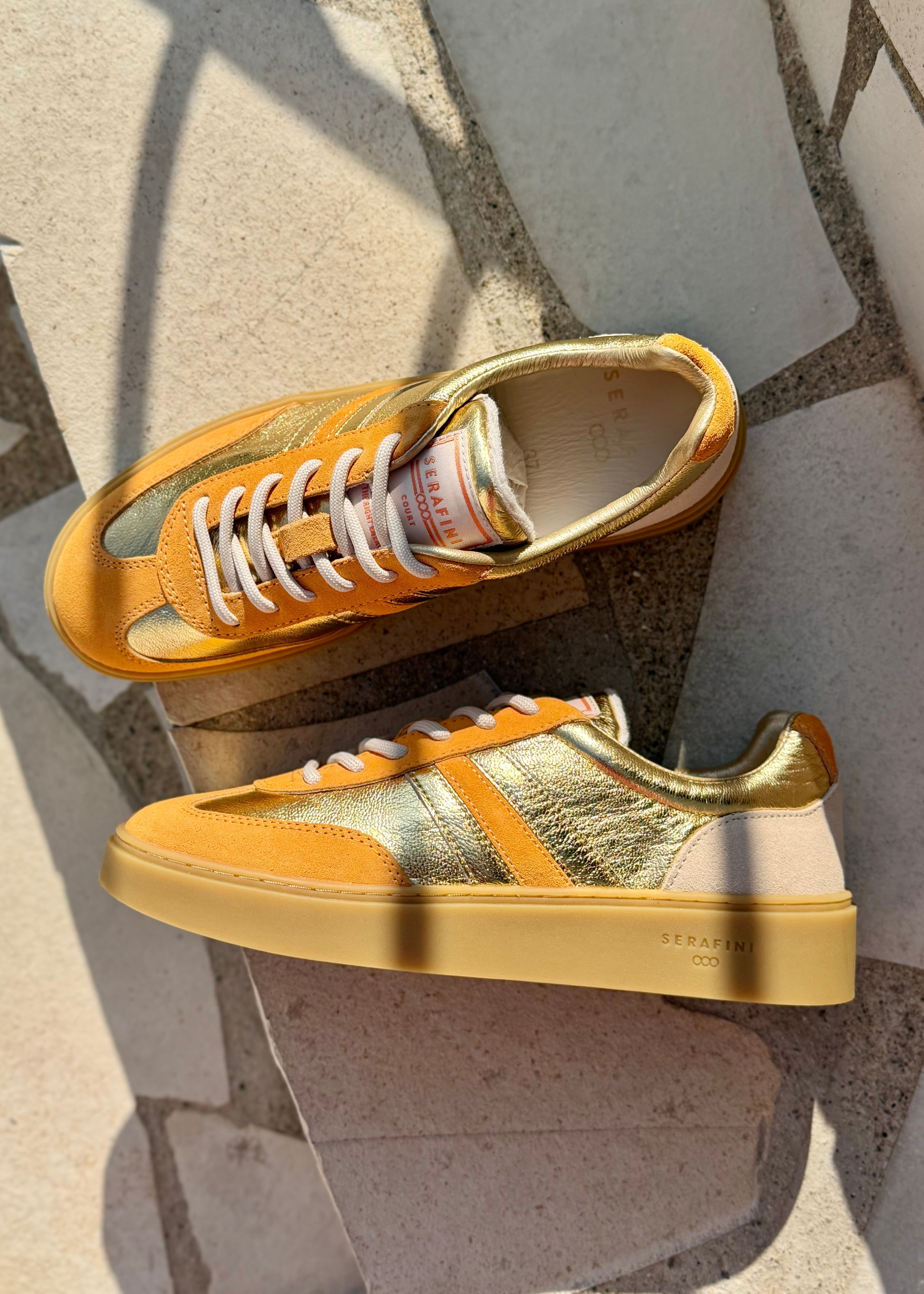 Baskets Serafini Court Orange/Gold Serafini