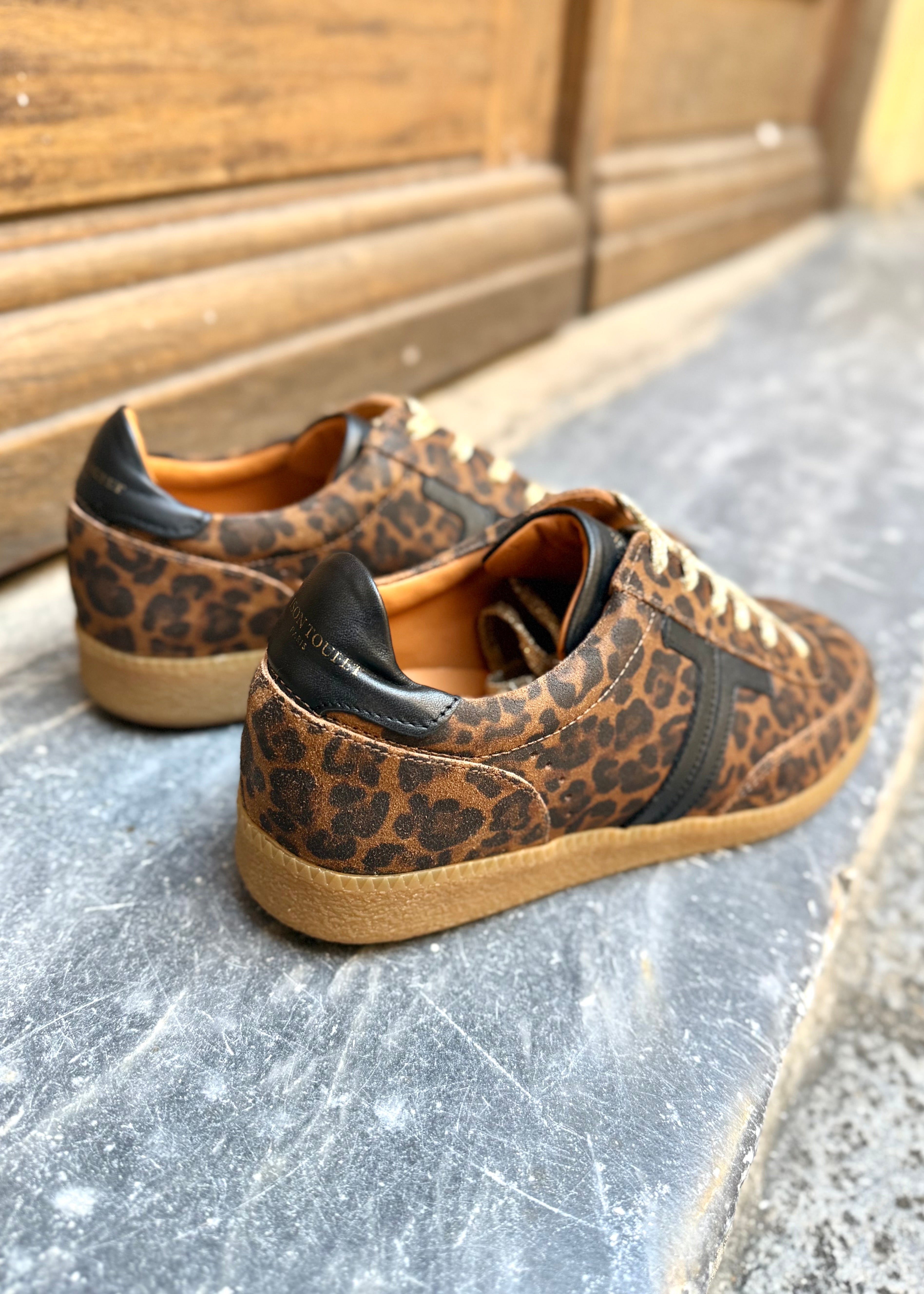 Baskets Maison Toufet Solveig Léopard Maison Toufet