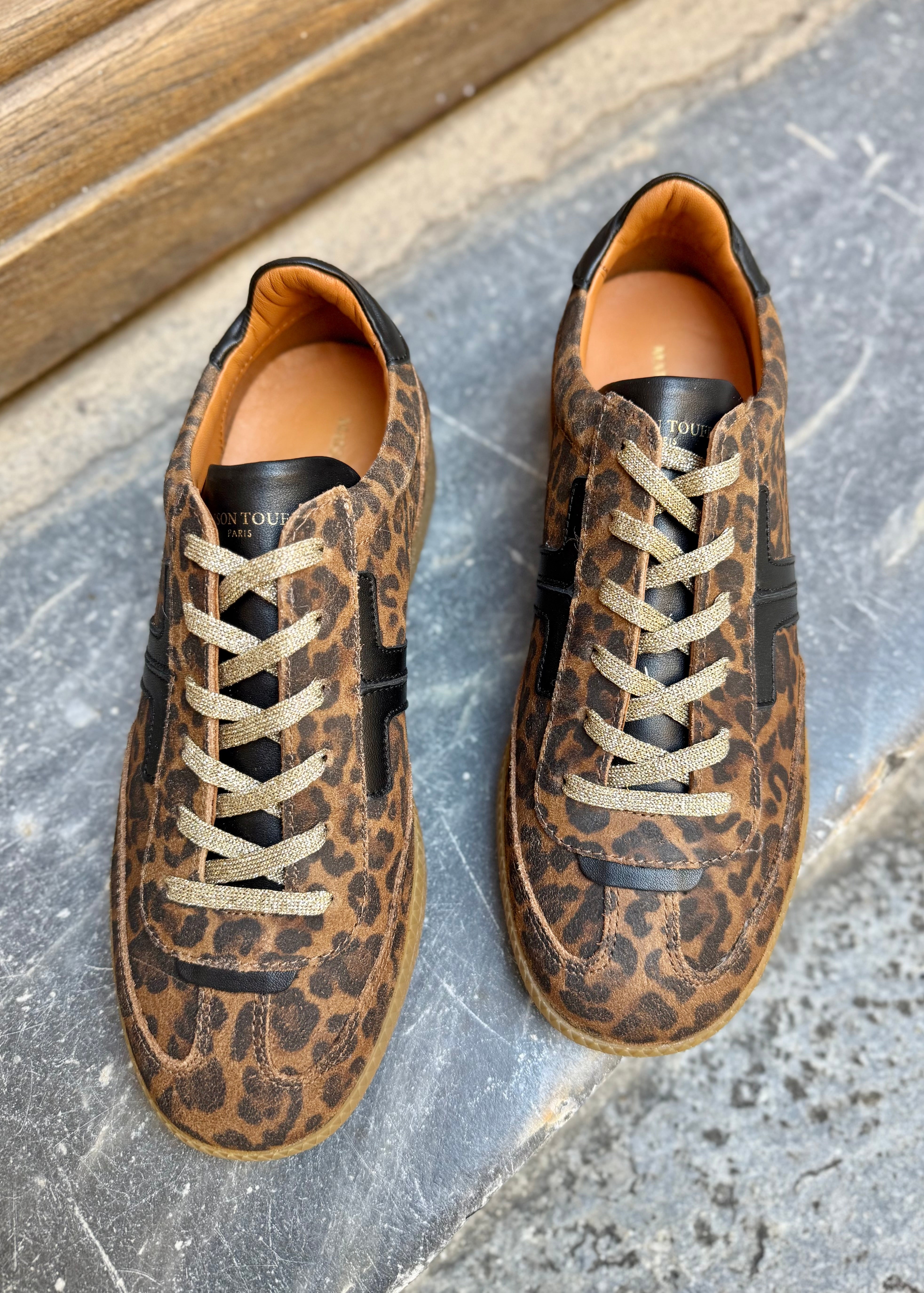 Baskets Maison Toufet Solveig Léopard Maison Toufet