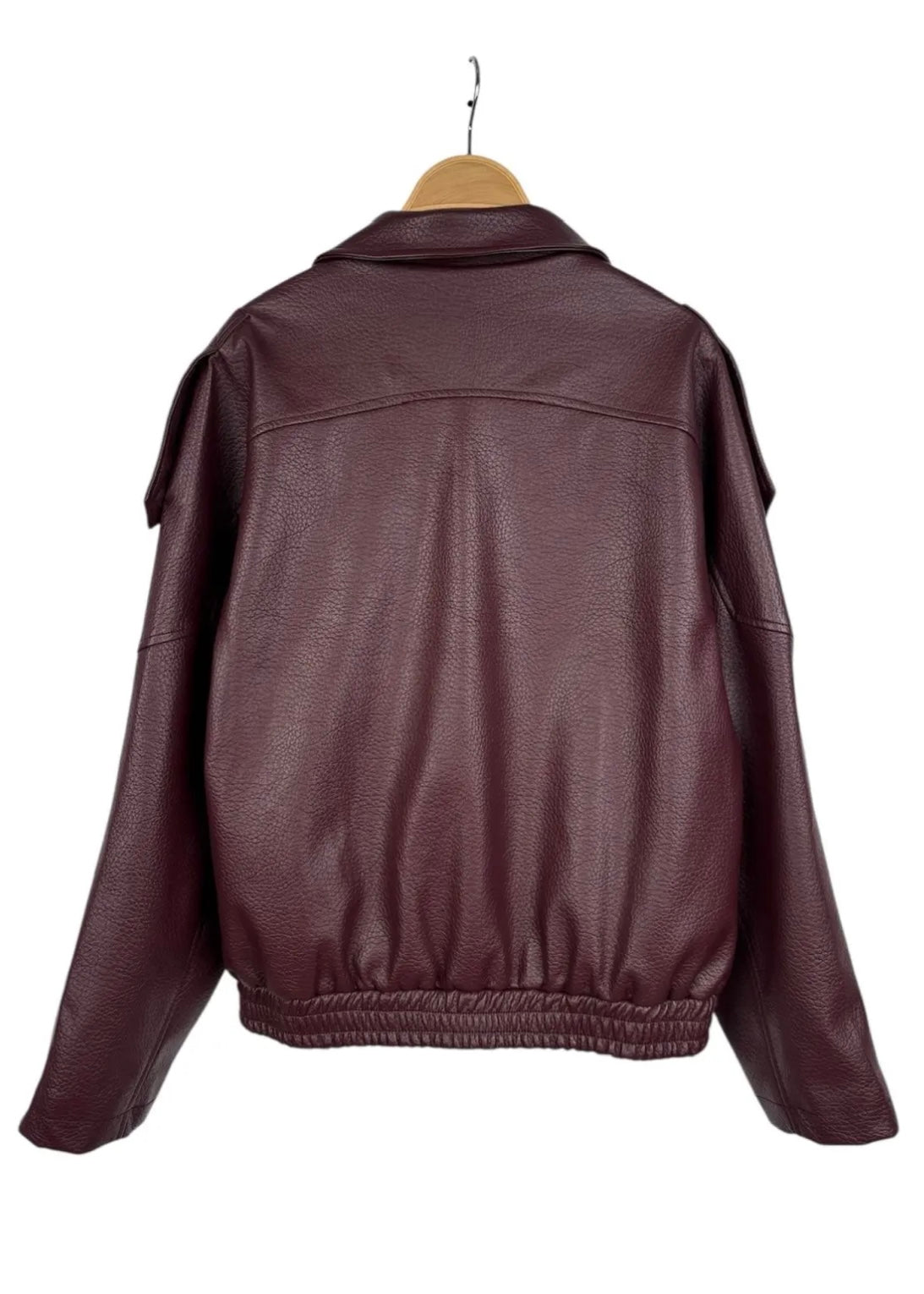 Blouson oversized FOLY bordeaux L'adresse Corte