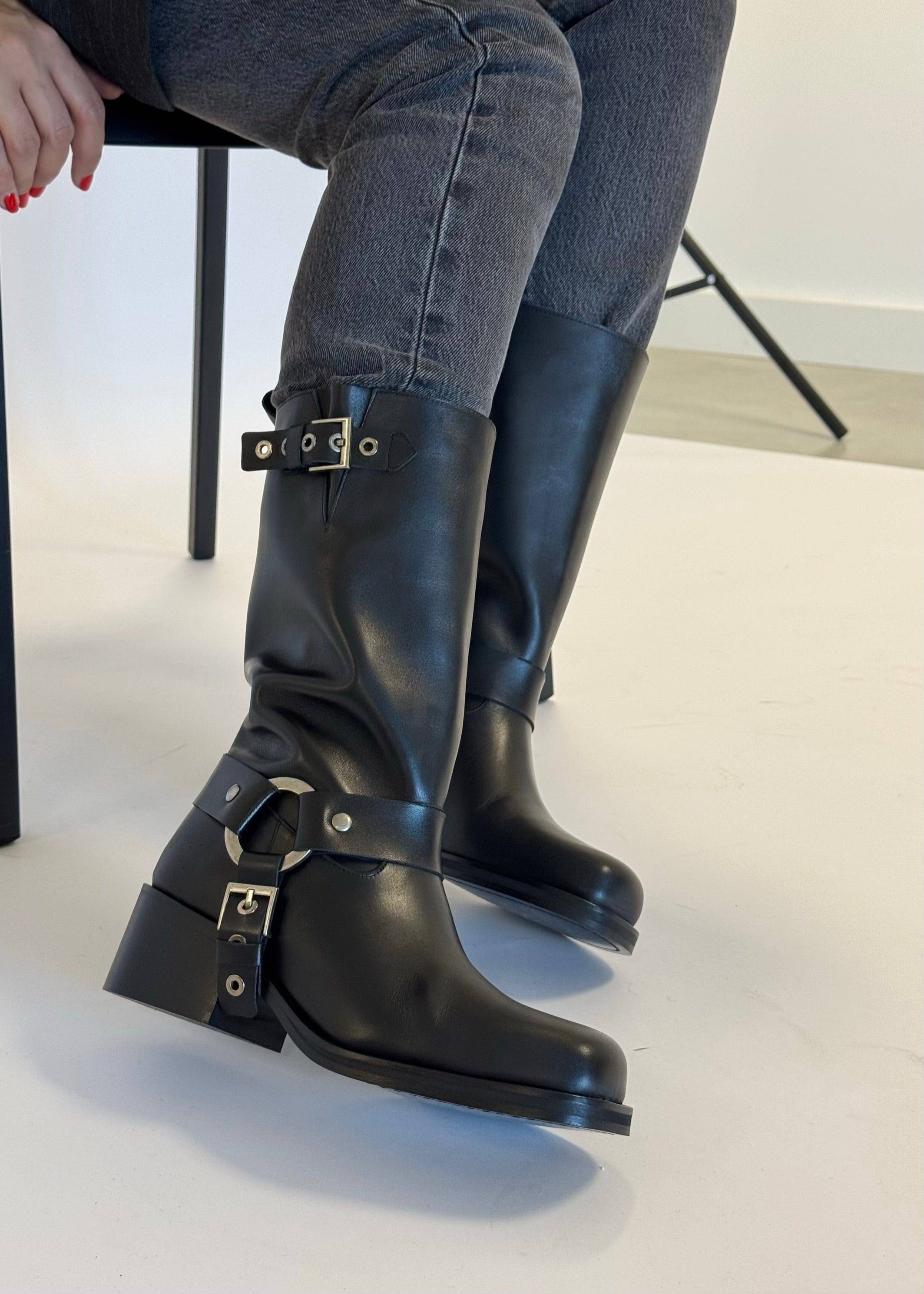 Bottes Toral Laura Carré Nero Toral shoes
