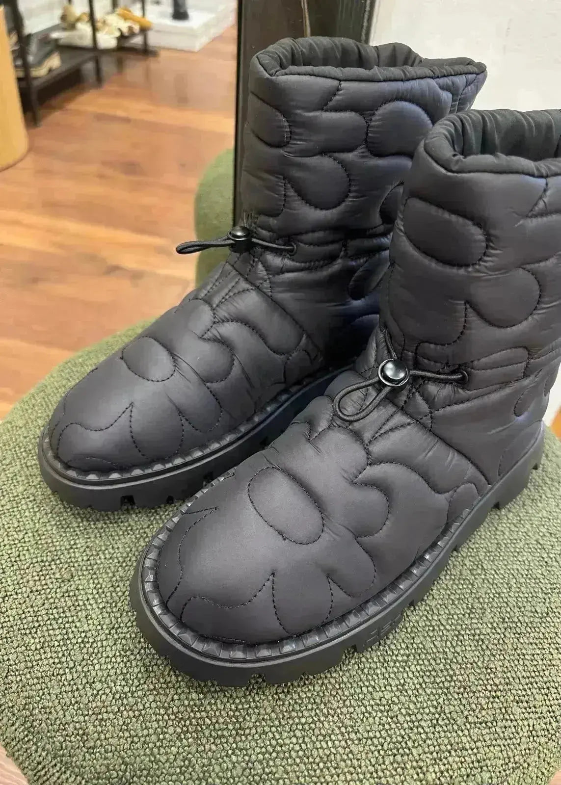 Bottines Ash Jewel Puffy Black Ash