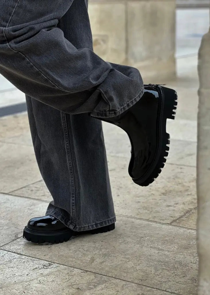 Bottines Bibi Lou Liza patent nero Bibi Lou