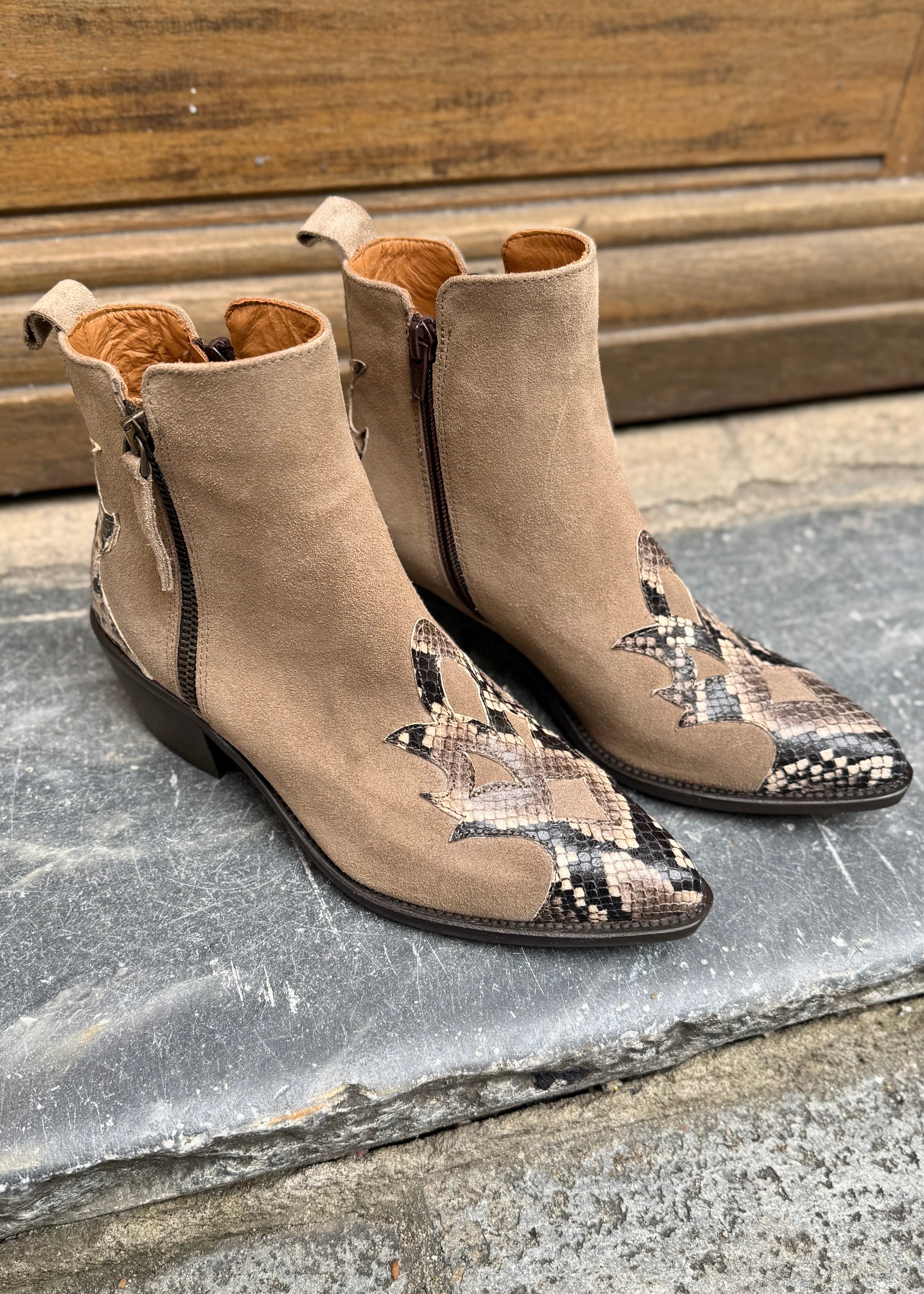 Bottines Mat:20 Lily 9516 Piton cocco Mat:20